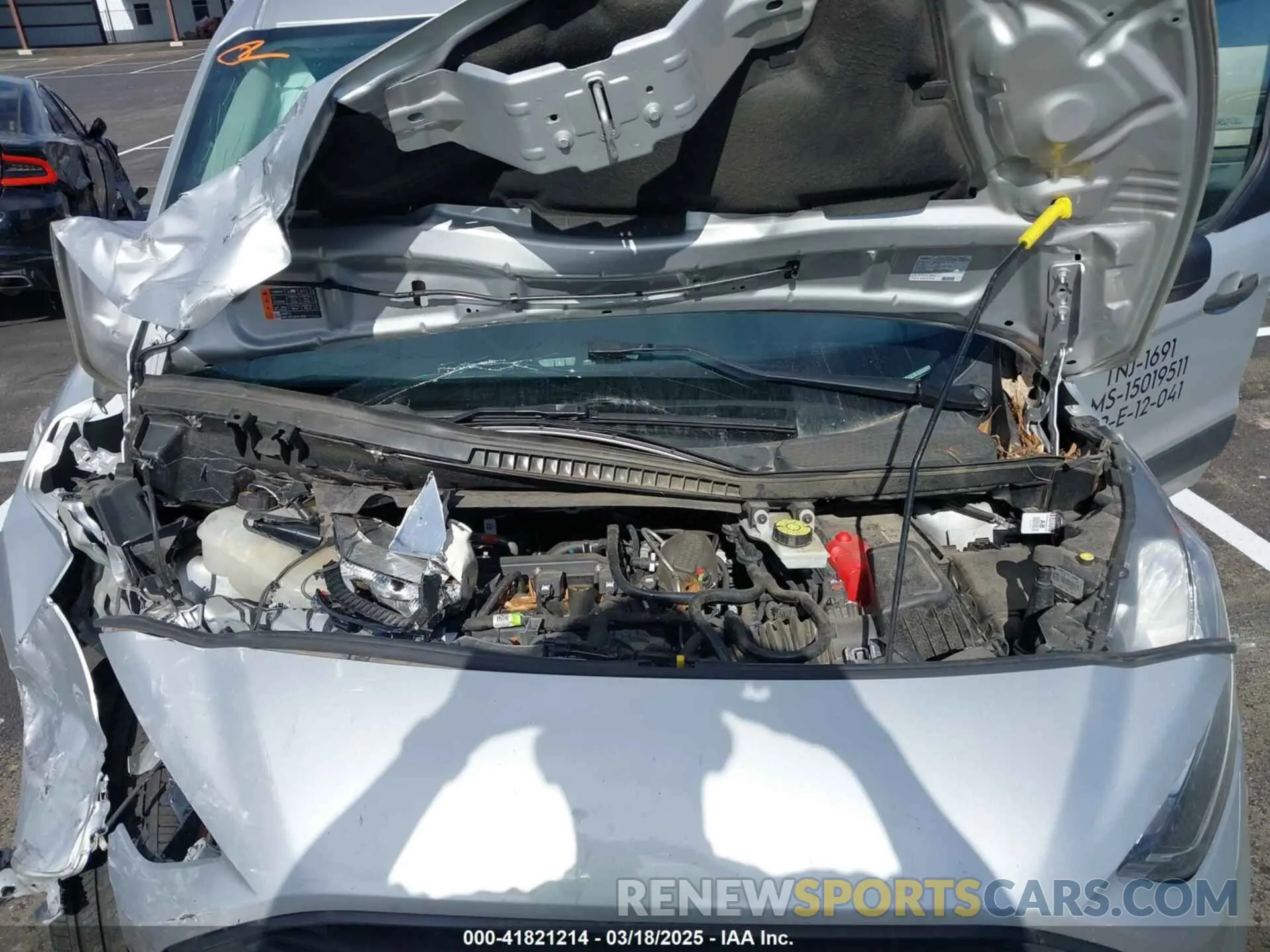 10 Photograph of a damaged car NM0LS7F24M1502824 FORD TRANSIT CONNECT 2021