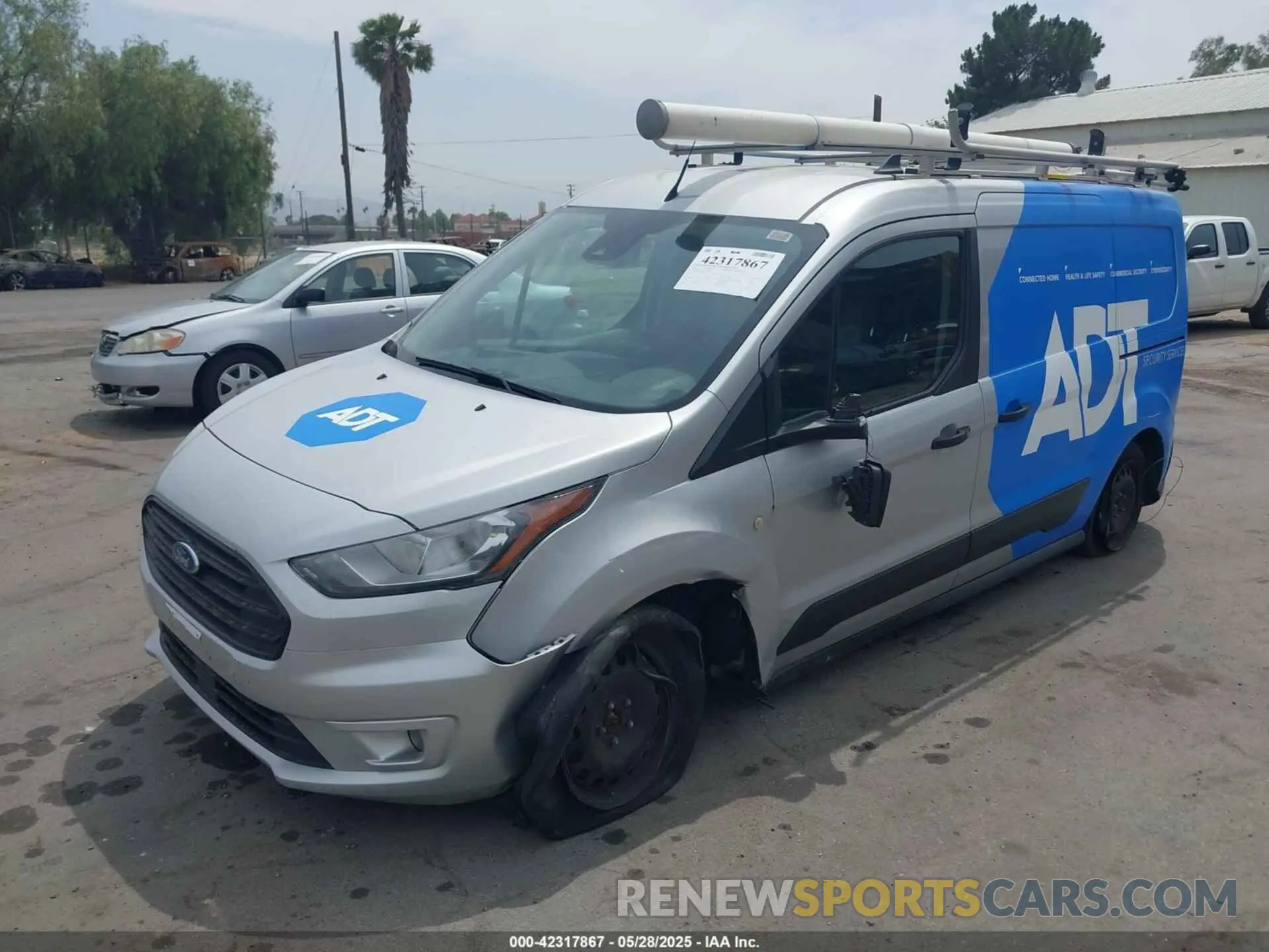 2 Фотография поврежденного автомобиля NM0LS7F26M1502372 FORD TRANSIT CONNECT 2021