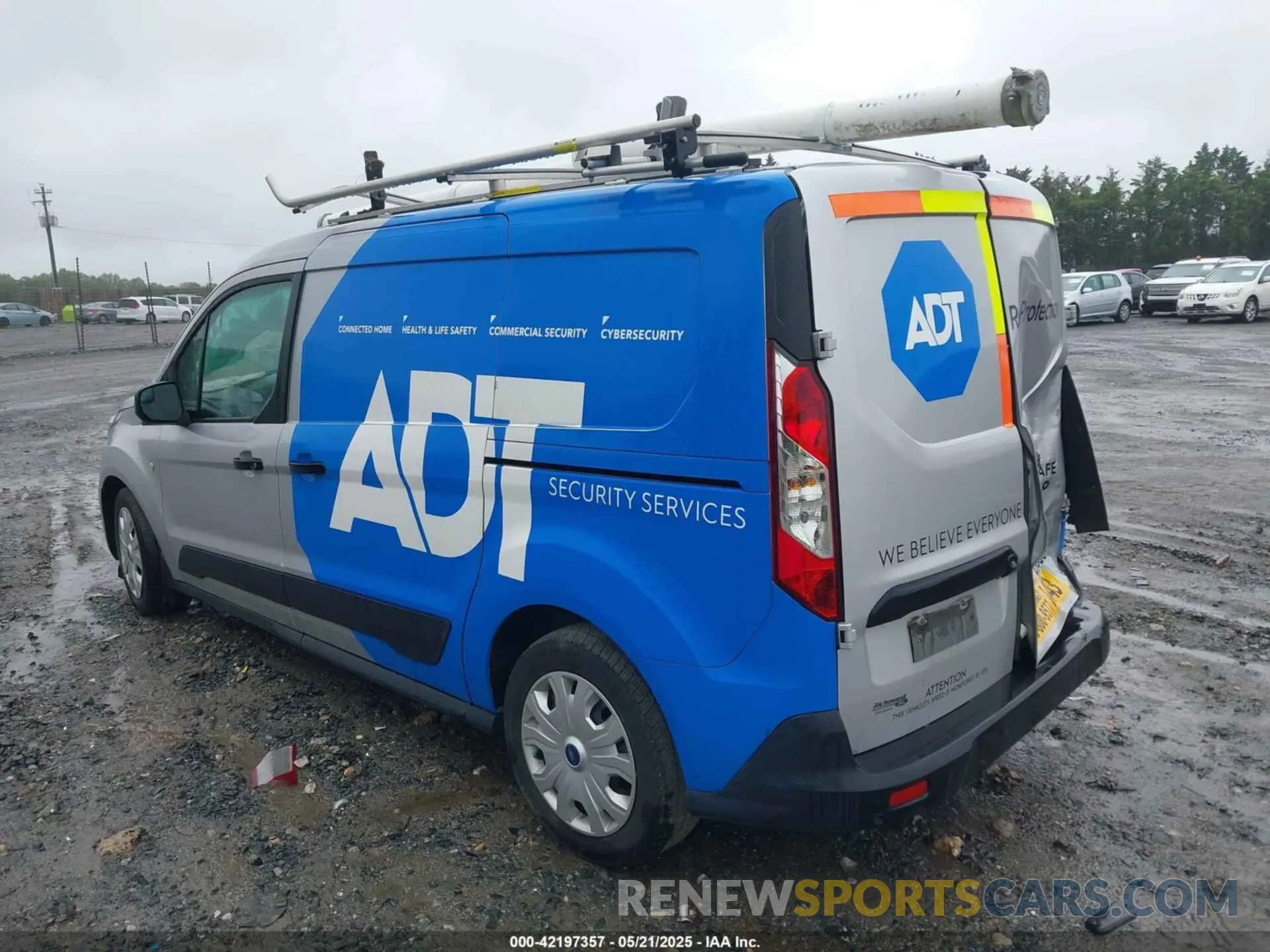 3 Photograph of a damaged car NM0LS7F29M1502768 FORD TRANSIT CONNECT 2021