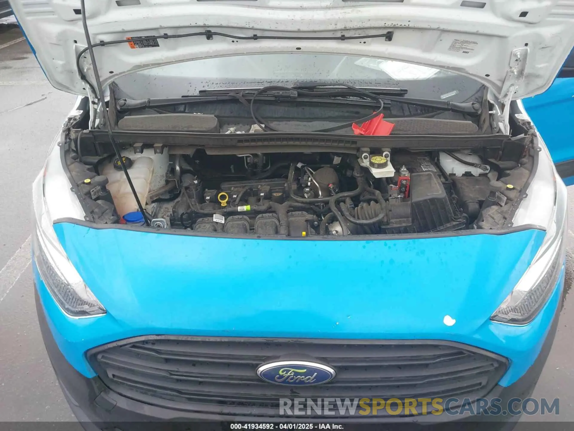 10 Фотография поврежденного автомобиля NM0LS6S23N1524833 FORD TRANSIT CONNECT 2022