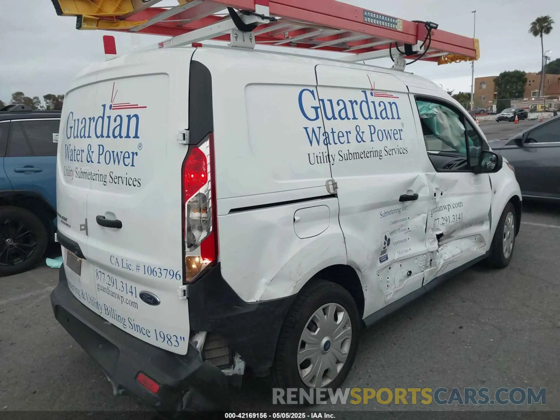 4 Фотография поврежденного автомобиля NM0LS6S25N1515521 FORD TRANSIT CONNECT 2022