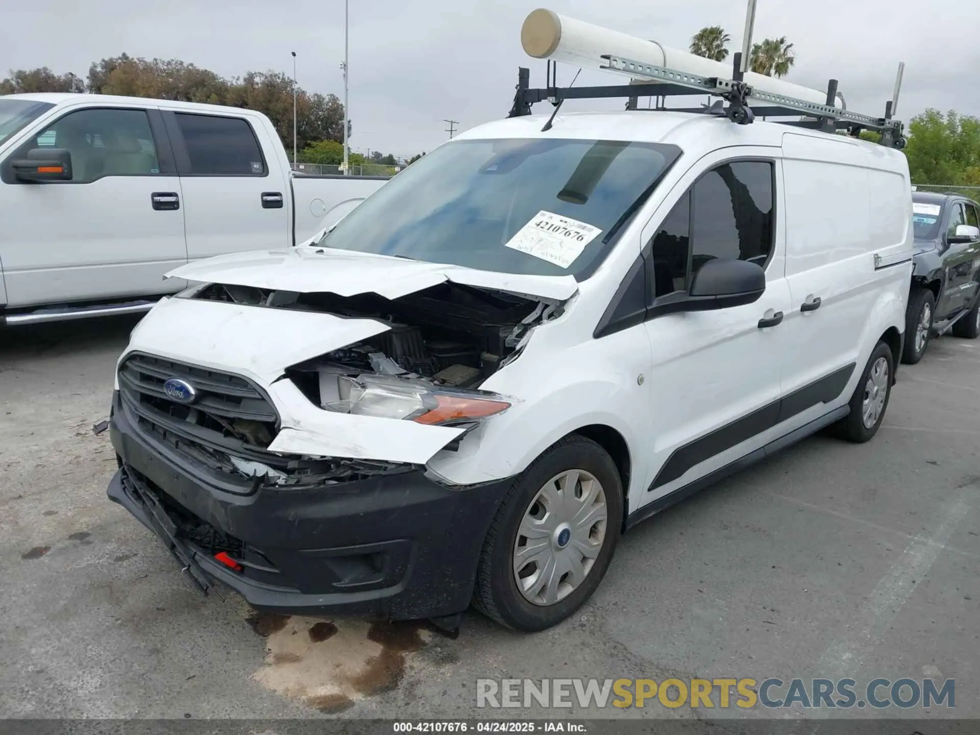 2 Фотография поврежденного автомобиля NM0LS7S24N1531960 FORD TRANSIT CONNECT 2022