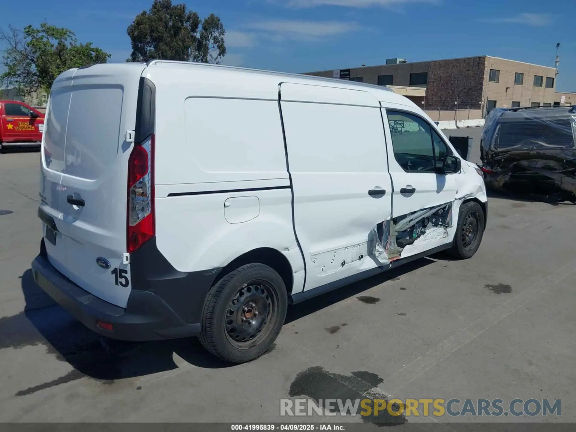 4 Фотография поврежденного автомобиля NM0LS7S25N1507747 FORD TRANSIT CONNECT 2022