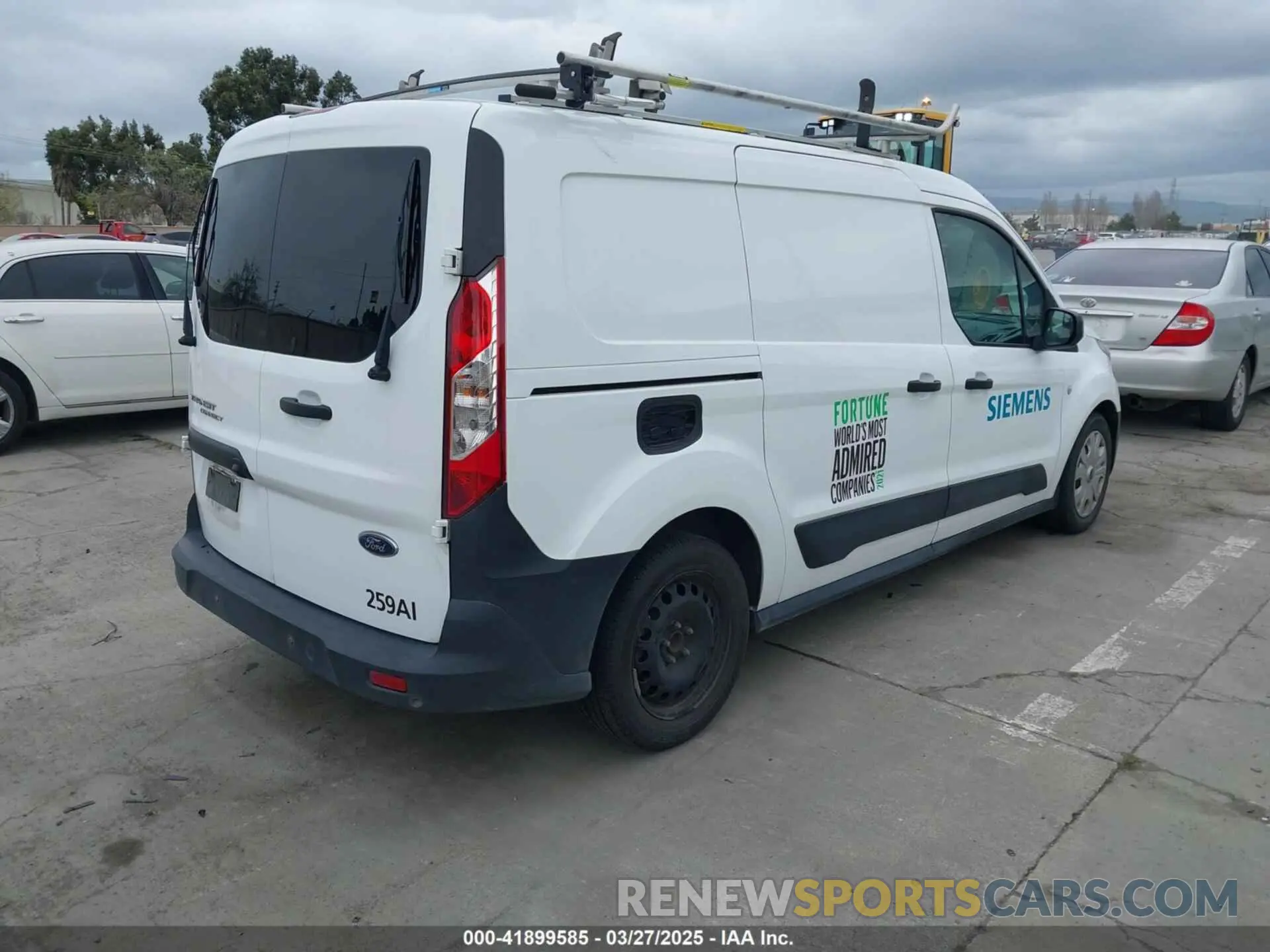 4 Фотография поврежденного автомобиля NM0LS7S28N1518287 FORD TRANSIT CONNECT 2022