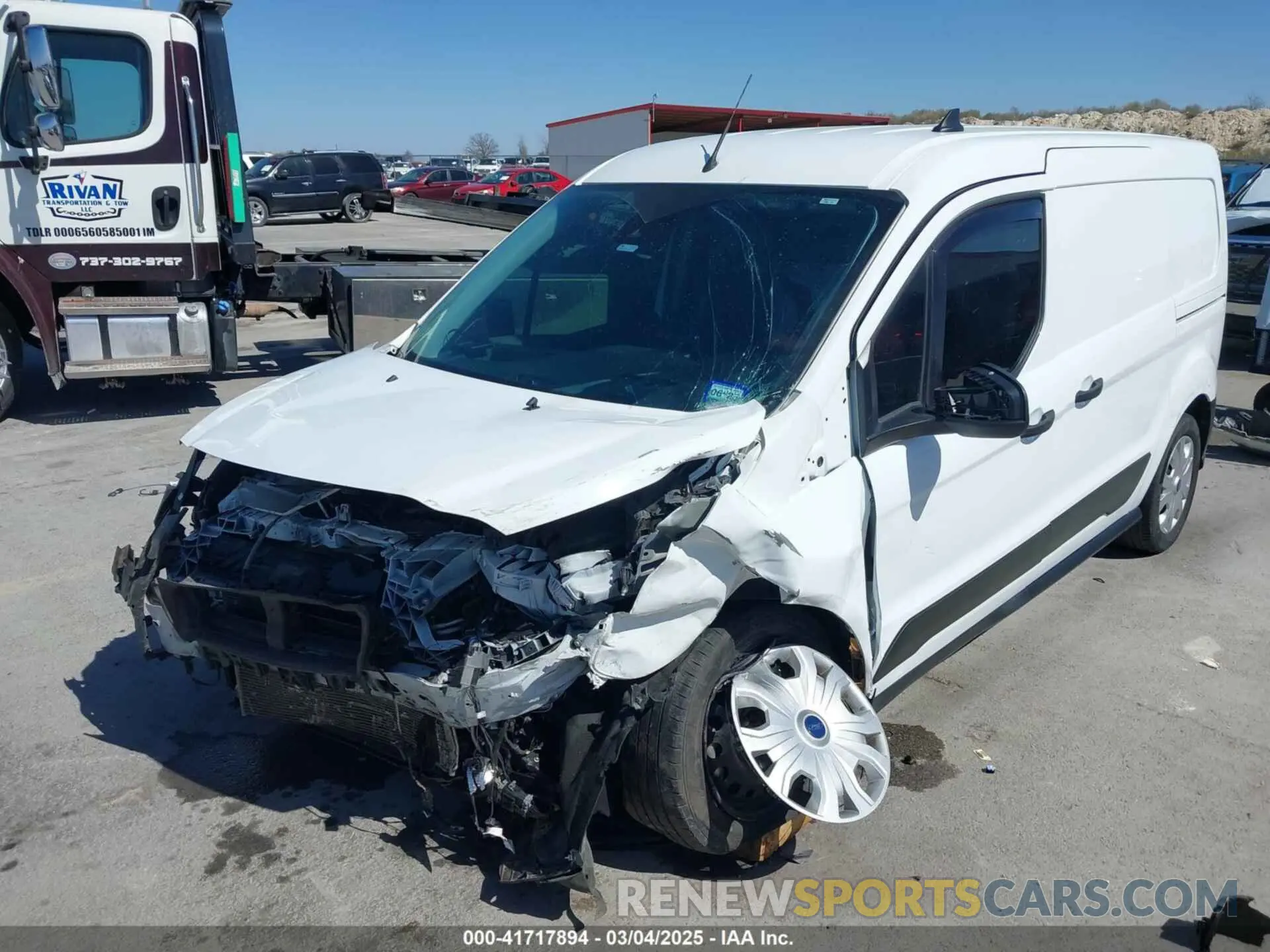 2 Photograph of a damaged car NM0LS7S29N1529055 FORD TRANSIT CONNECT 2022