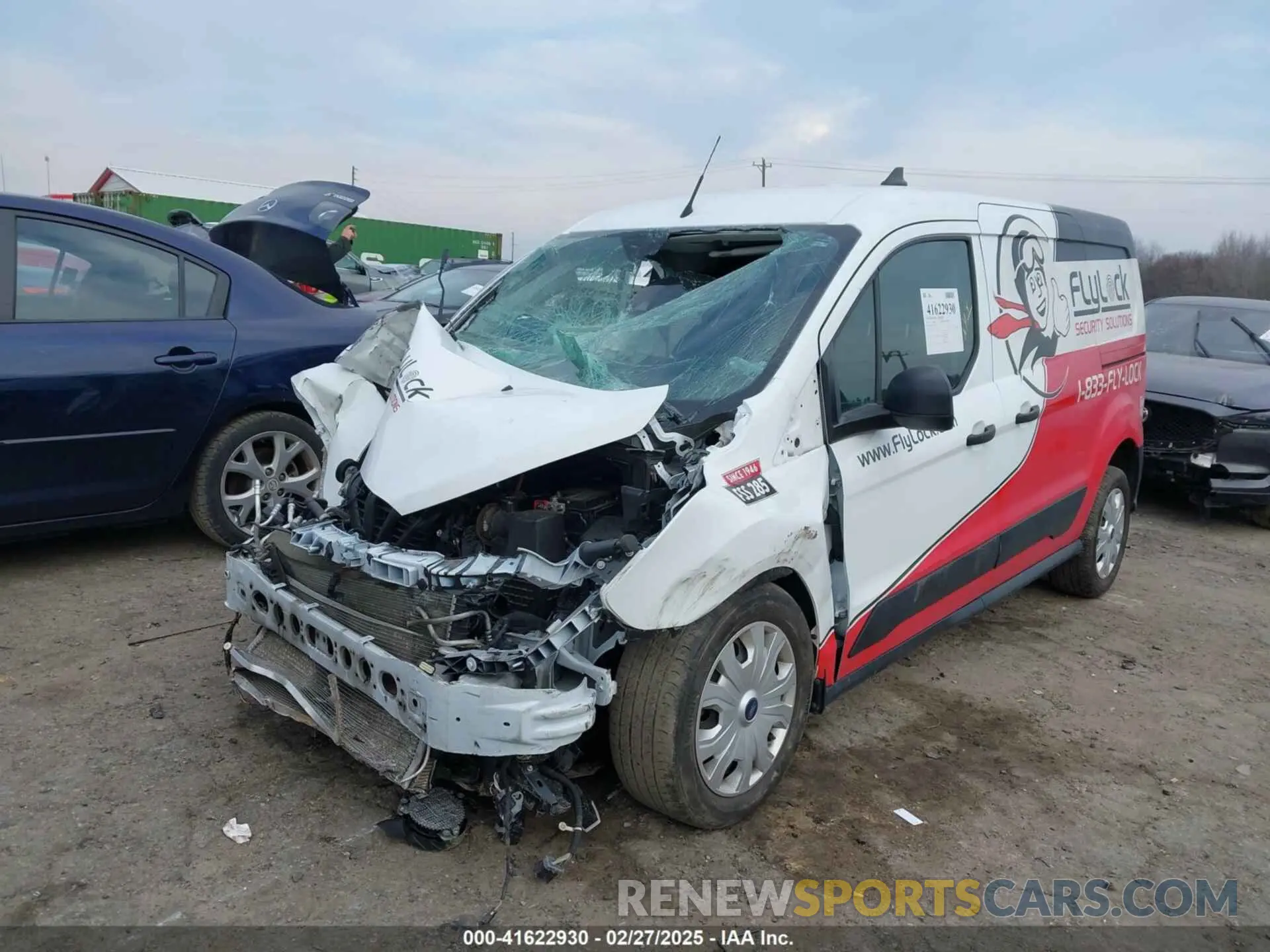 2 Фотография поврежденного автомобиля NM0LS7S71N1527716 FORD TRANSIT CONNECT 2022