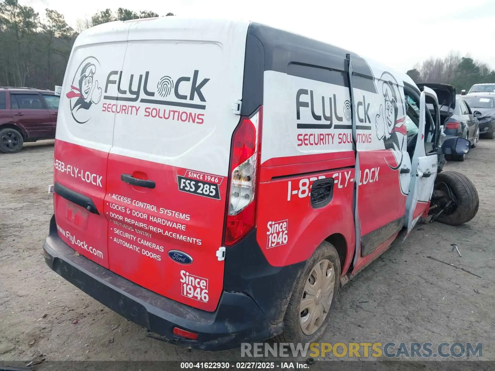 4 Фотография поврежденного автомобиля NM0LS7S71N1527716 FORD TRANSIT CONNECT 2022
