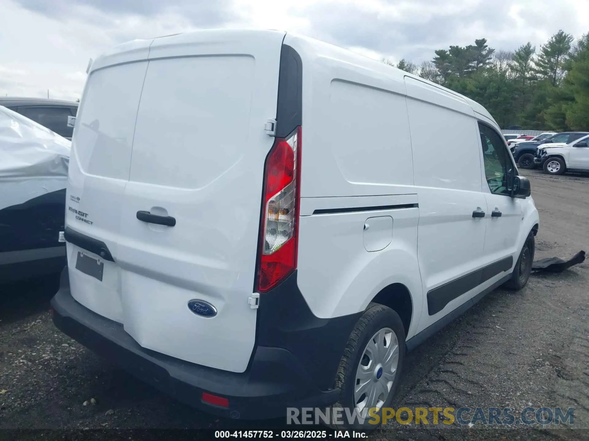 4 Фотография поврежденного автомобиля NM0LS7S78N1517636 FORD TRANSIT CONNECT 2022