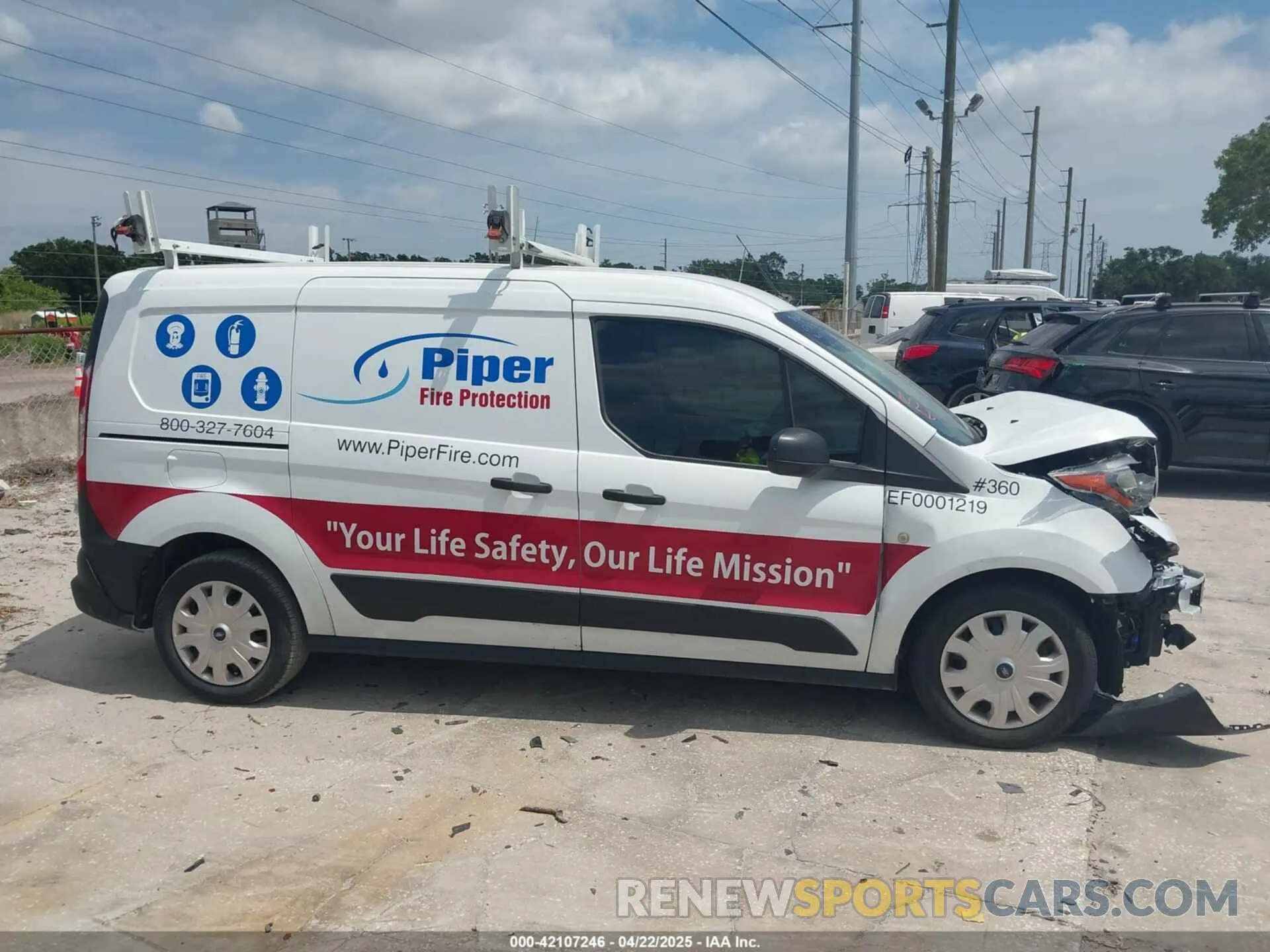 13 Photograph of a damaged car NM0LS7S7XN1518206 FORD TRANSIT CONNECT 2022