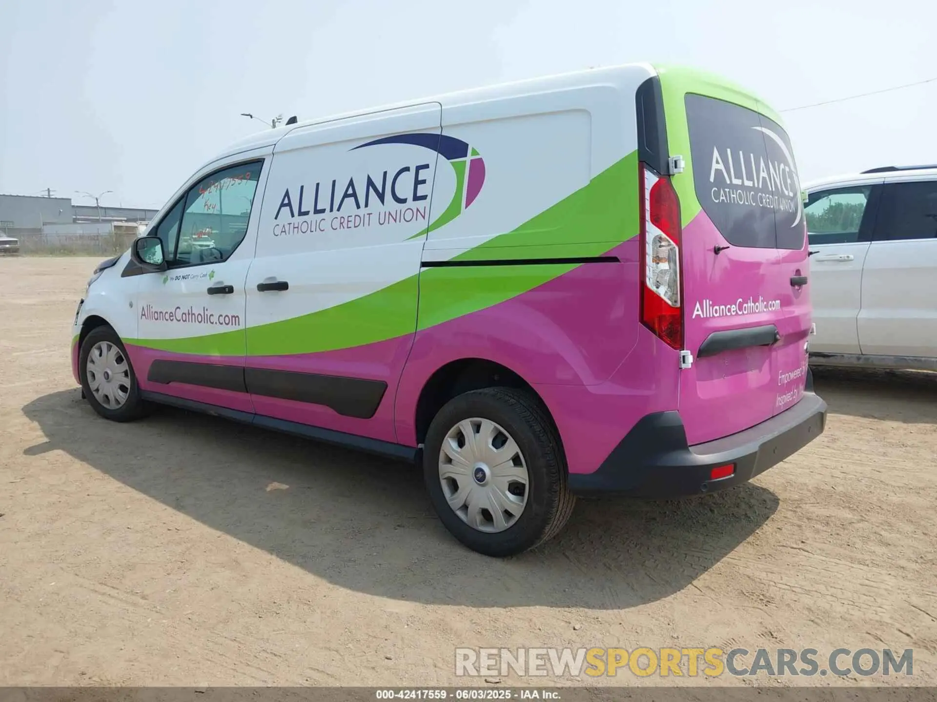 3 Фотография поврежденного автомобиля NM0LS7T21N1523295 FORD TRANSIT CONNECT 2022