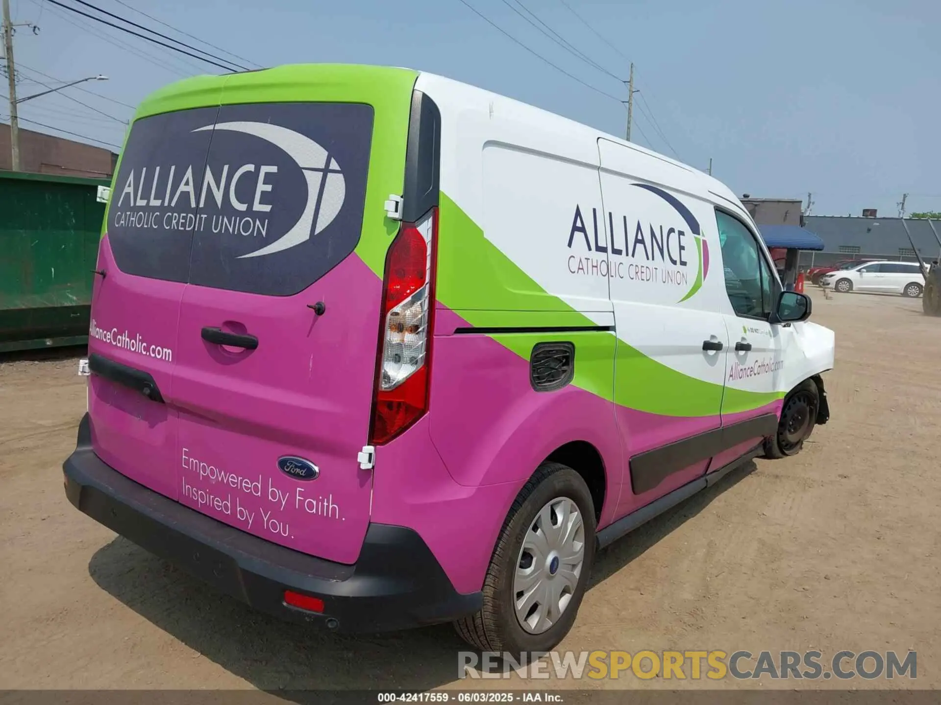 4 Фотография поврежденного автомобиля NM0LS7T21N1523295 FORD TRANSIT CONNECT 2022