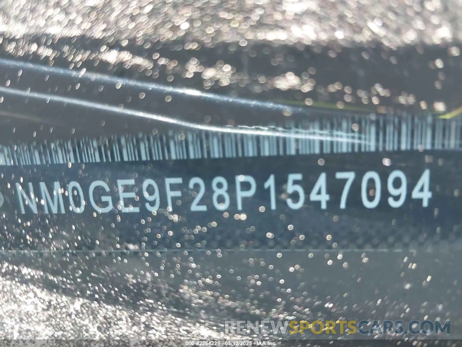 19 Photograph of a damaged car NM0GE9F28P1547094 FORD TRANSIT CONNECT 2023