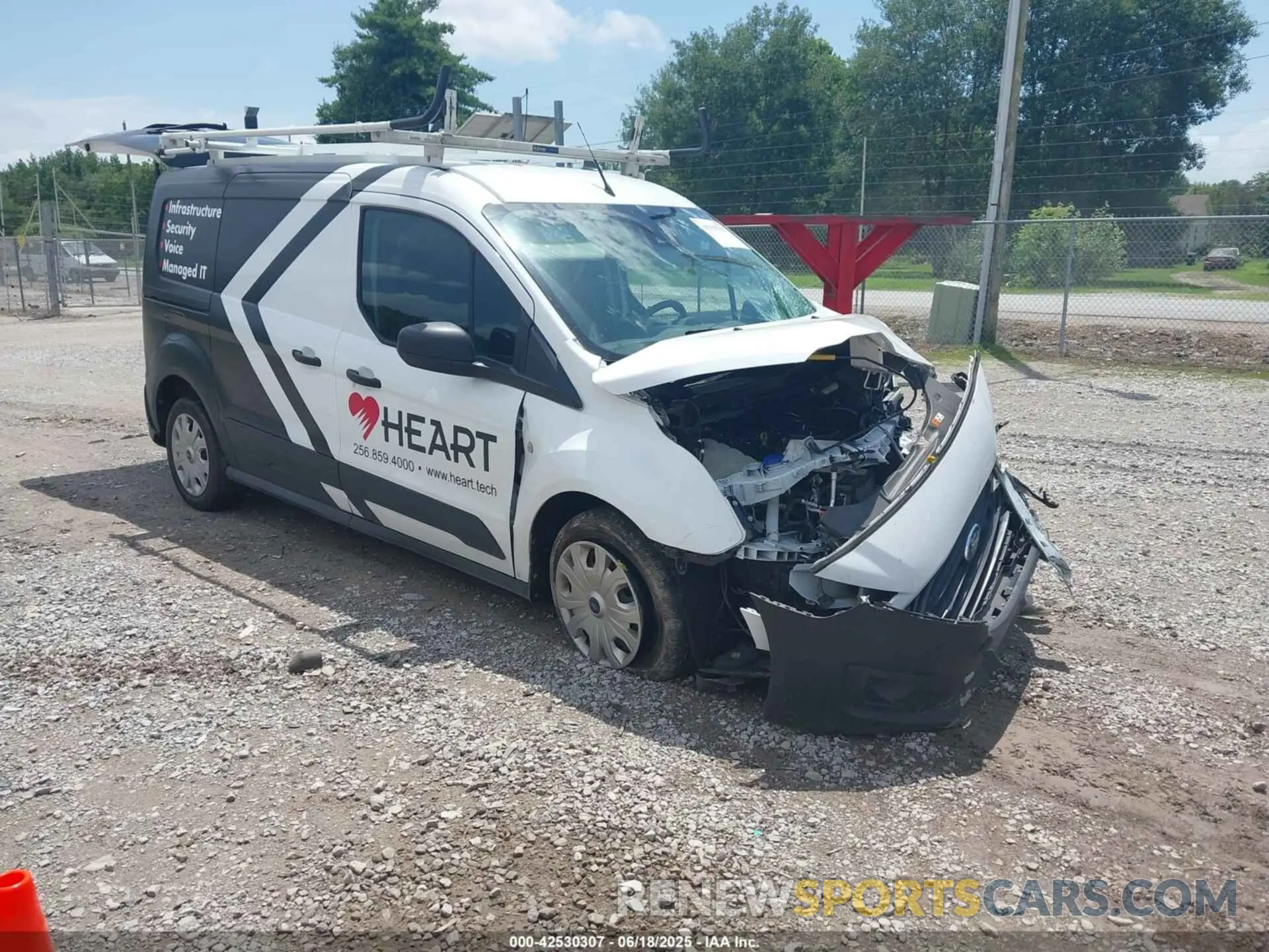 1 Photograph of a damaged car NM0LE7S27P1569645 FORD TRANSIT CONNECT 2023