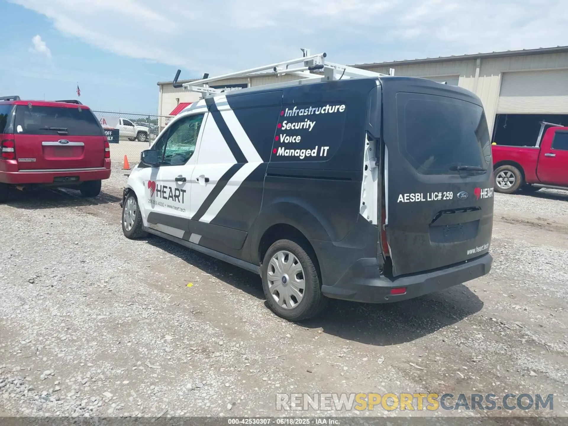 3 Photograph of a damaged car NM0LE7S27P1569645 FORD TRANSIT CONNECT 2023