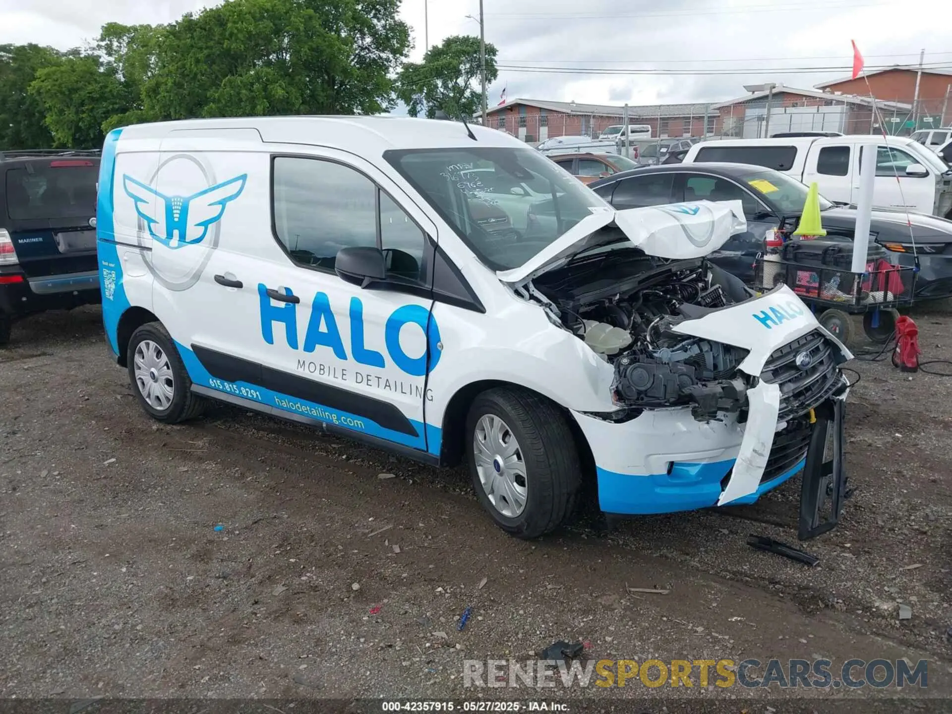 1 Photograph of a damaged car NM0LS6T23P1566968 FORD TRANSIT CONNECT 2023