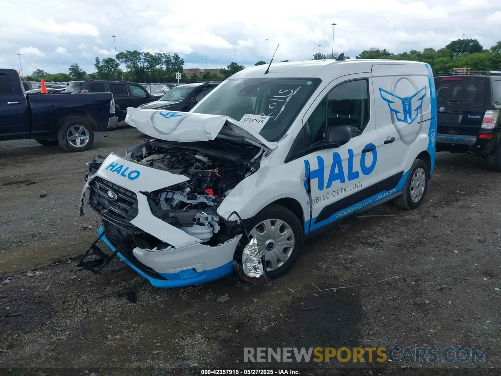 2 Photograph of a damaged car NM0LS6T23P1566968 FORD TRANSIT CONNECT 2023