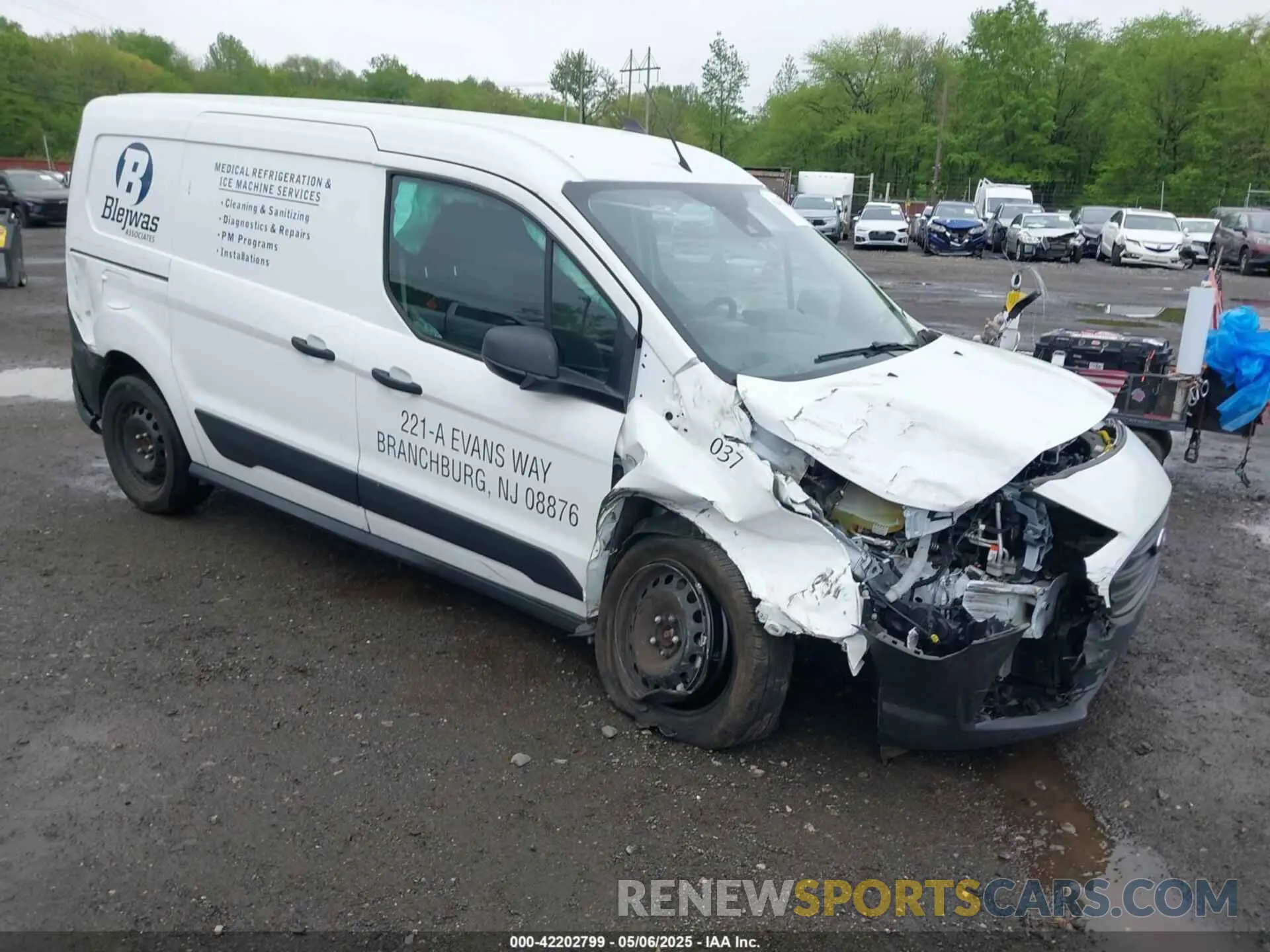 1 Photograph of a damaged car NM0LS7S26P1565868 FORD TRANSIT CONNECT 2023