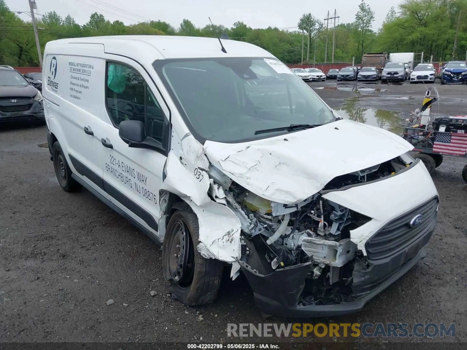 6 Photograph of a damaged car NM0LS7S26P1565868 FORD TRANSIT CONNECT 2023