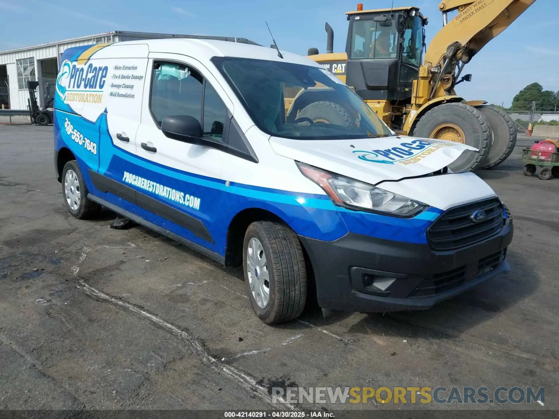 1 Фотография поврежденного автомобиля NM0LS7S2XP1565226 FORD TRANSIT CONNECT 2023