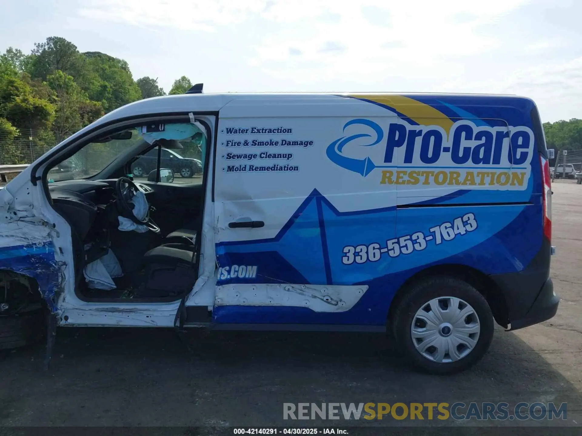 14 Фотография поврежденного автомобиля NM0LS7S2XP1565226 FORD TRANSIT CONNECT 2023