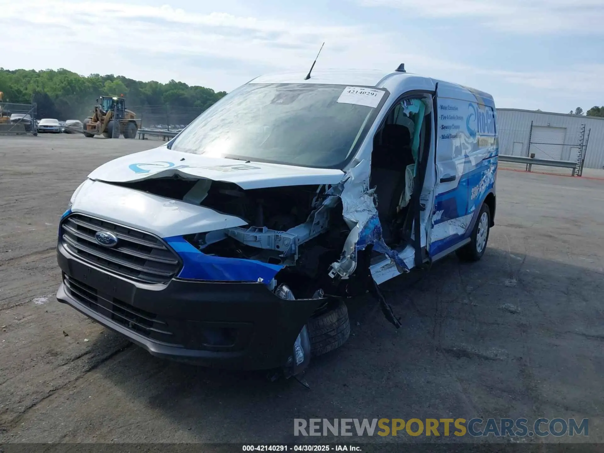 2 Фотография поврежденного автомобиля NM0LS7S2XP1565226 FORD TRANSIT CONNECT 2023