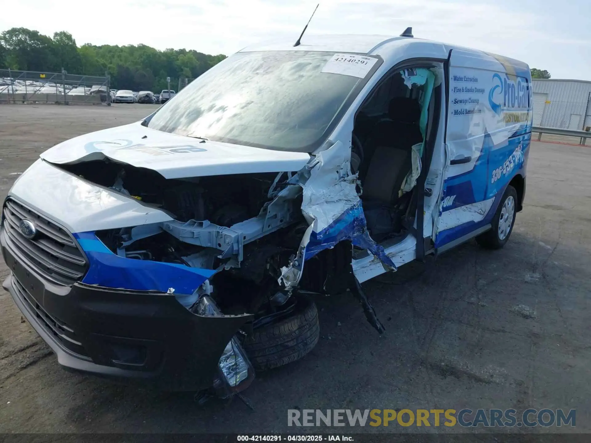 6 Фотография поврежденного автомобиля NM0LS7S2XP1565226 FORD TRANSIT CONNECT 2023