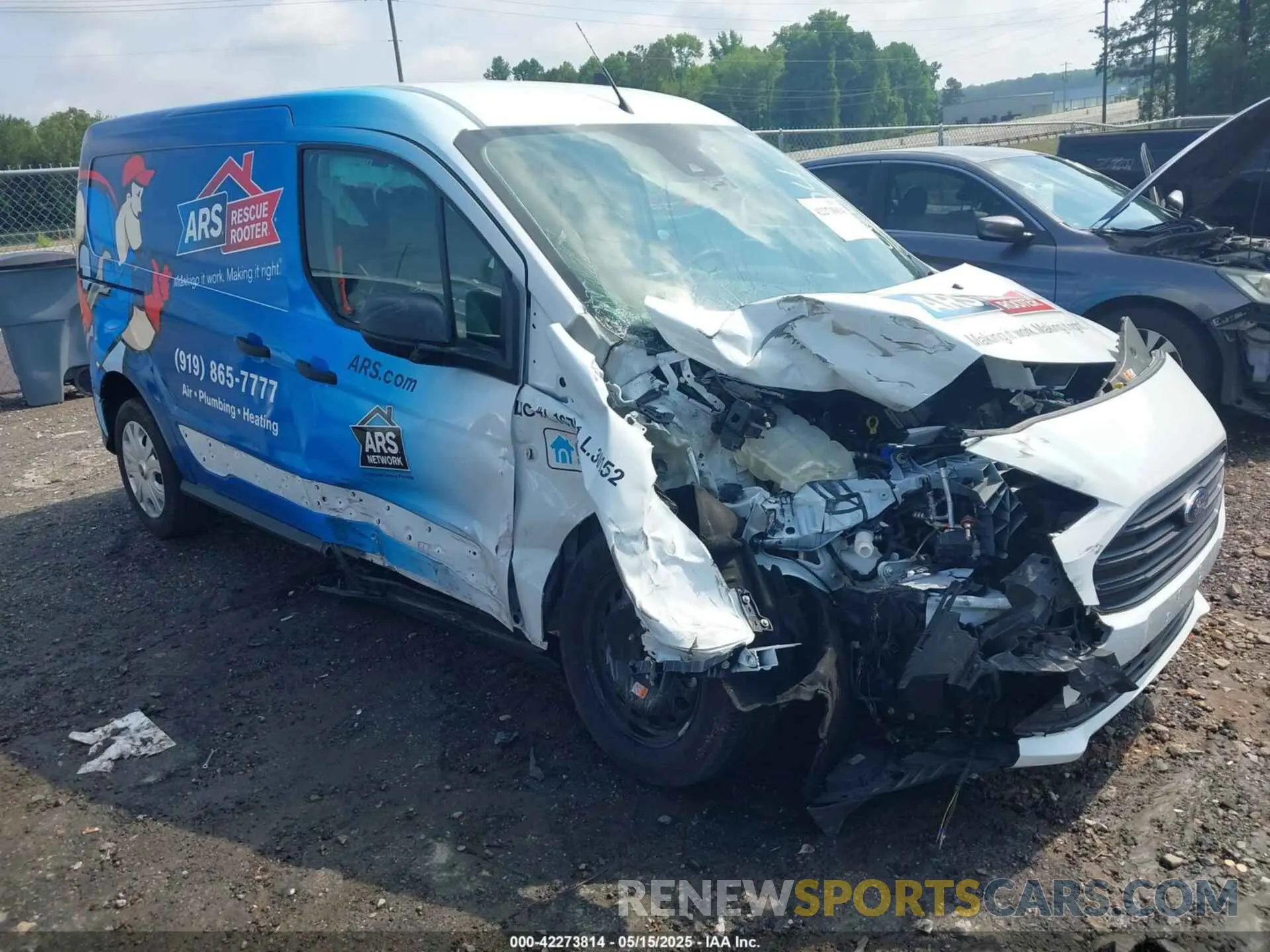 1 Фотография поврежденного автомобиля NM0LS7T28P1550285 FORD TRANSIT CONNECT 2023