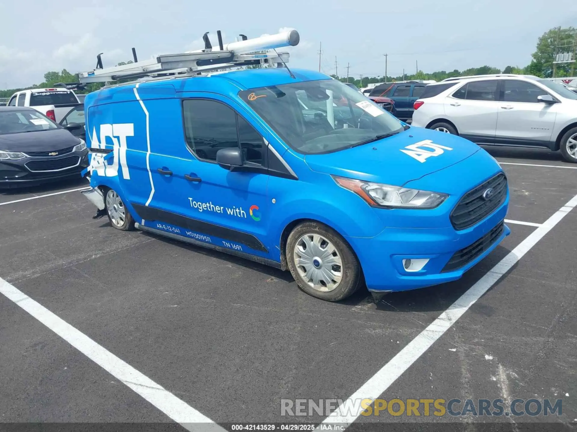 1 Photograph of a damaged car NM0LS7T28P1558919 FORD TRANSIT CONNECT 2023