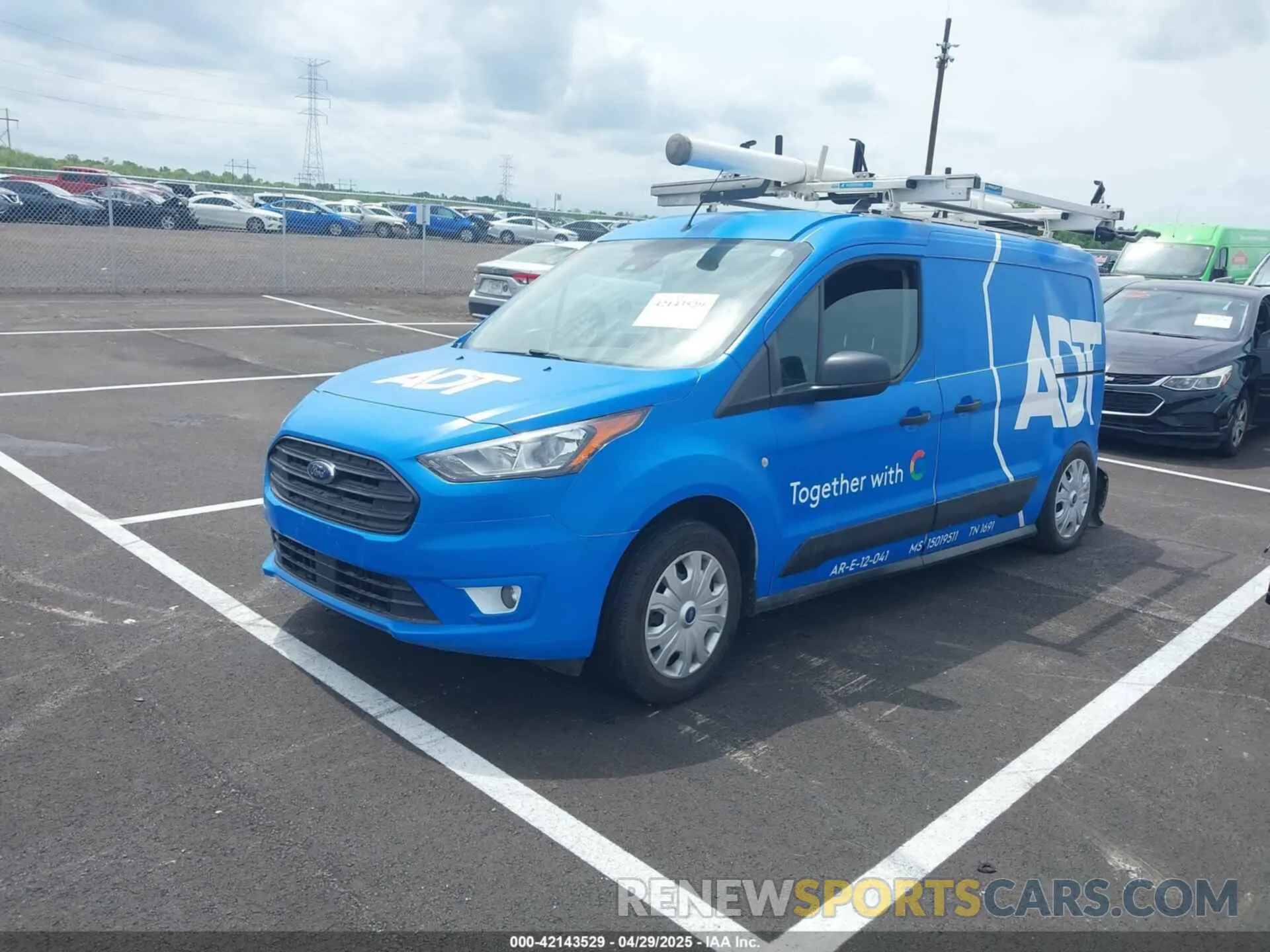 2 Photograph of a damaged car NM0LS7T28P1558919 FORD TRANSIT CONNECT 2023