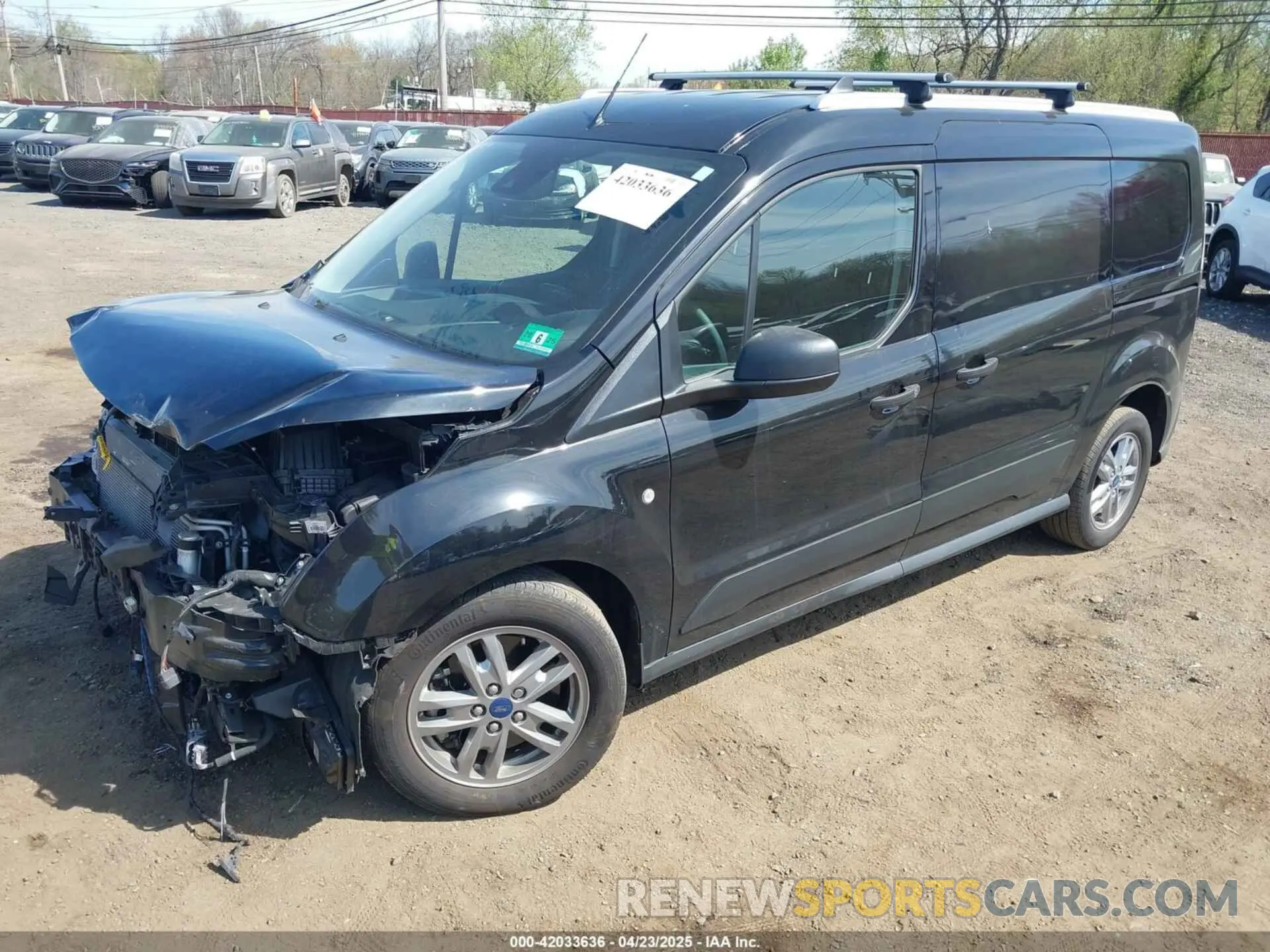 2 Фотография поврежденного автомобиля NM0LS7T29P1553678 FORD TRANSIT CONNECT 2023