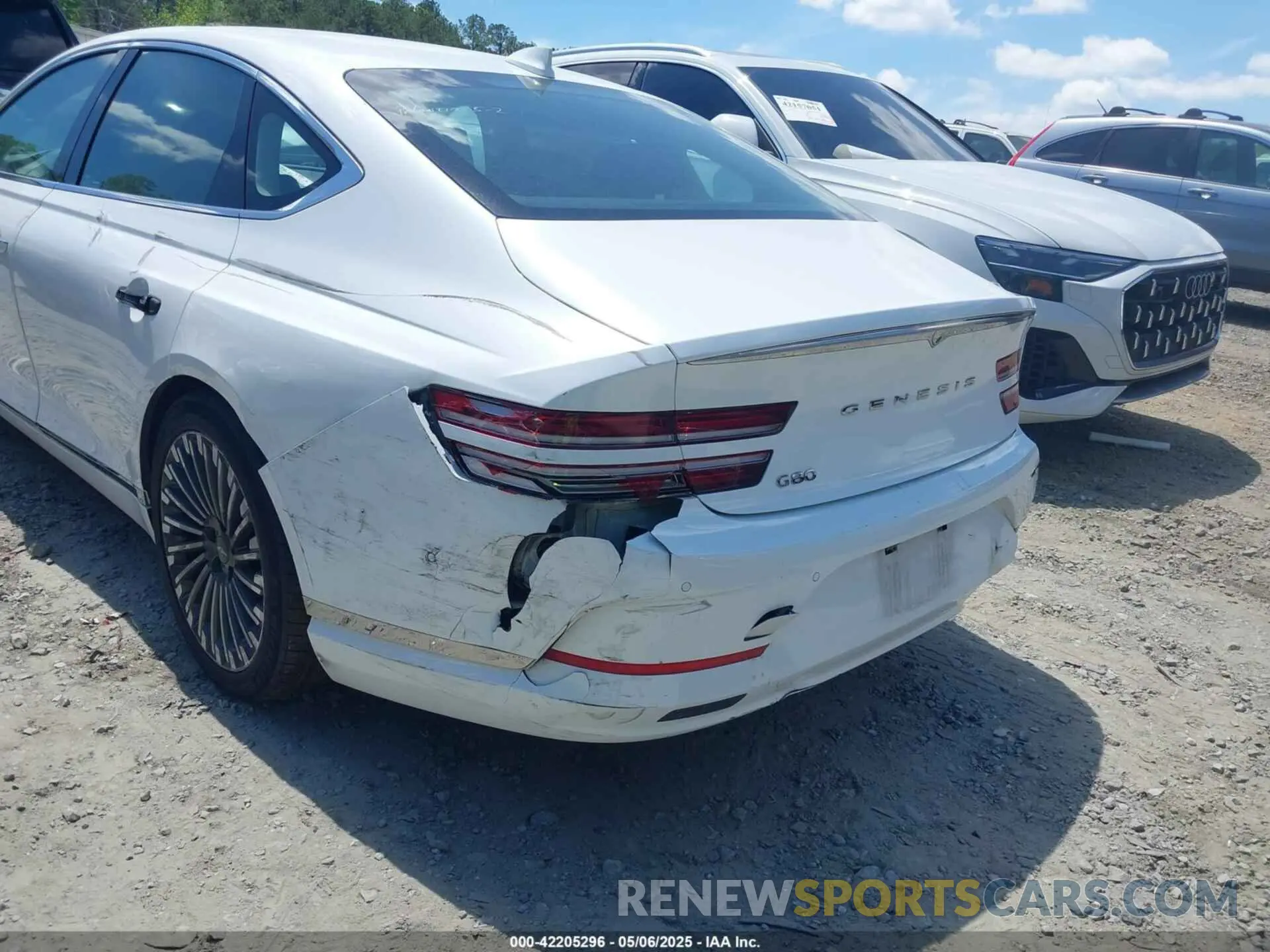 6 Photograph of a damaged car KMTGE4S15PU007107 GENESIS ELECTRIFIED G80 2023