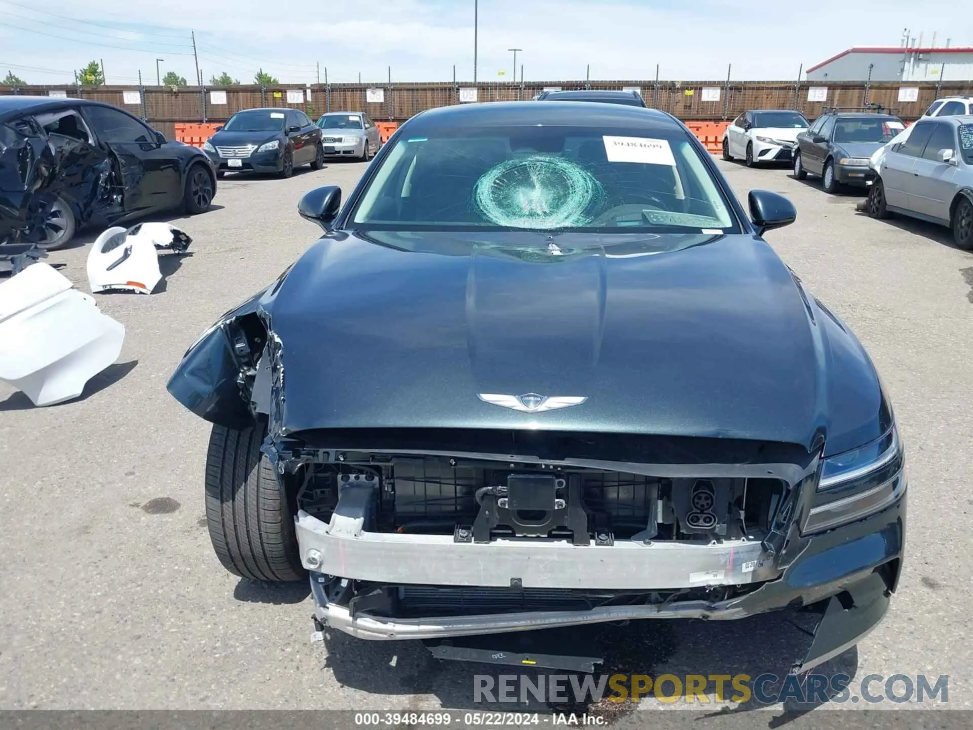 13 Фотография поврежденного автомобиля KMTGE4S17PU007500 GENESIS ELECTRIFIED G80 2023