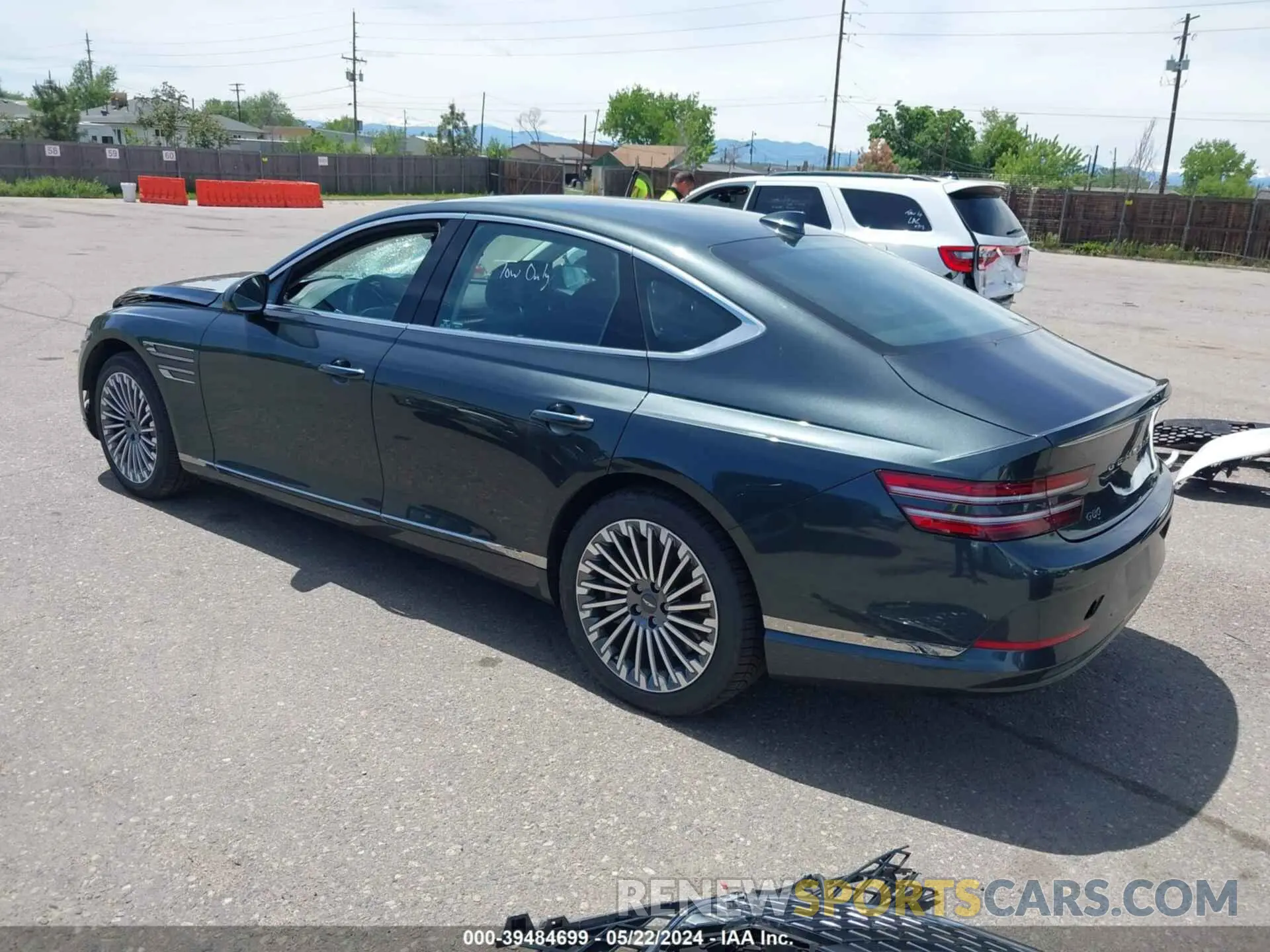 3 Фотография поврежденного автомобиля KMTGE4S17PU007500 GENESIS ELECTRIFIED G80 2023