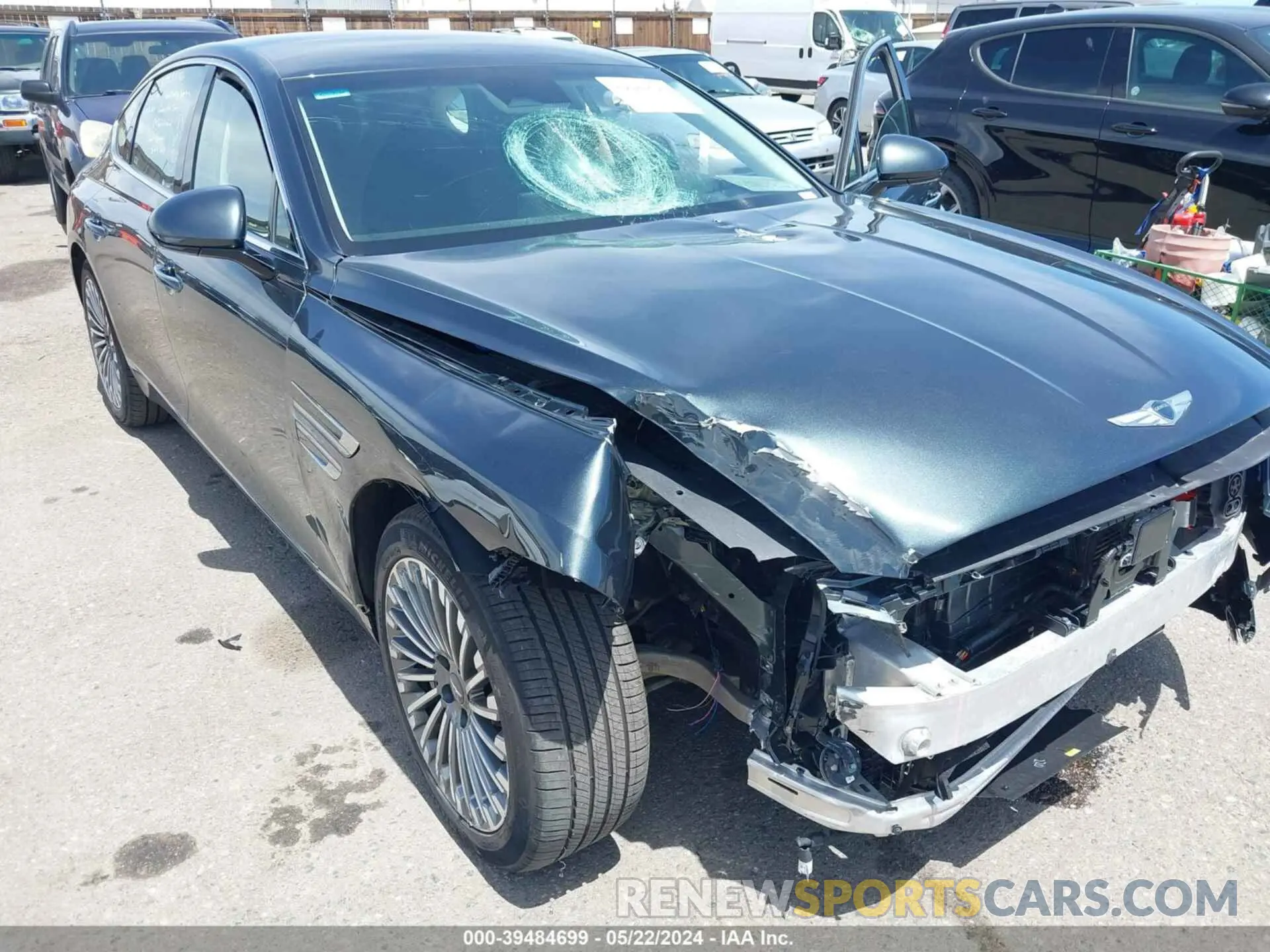 6 Фотография поврежденного автомобиля KMTGE4S17PU007500 GENESIS ELECTRIFIED G80 2023