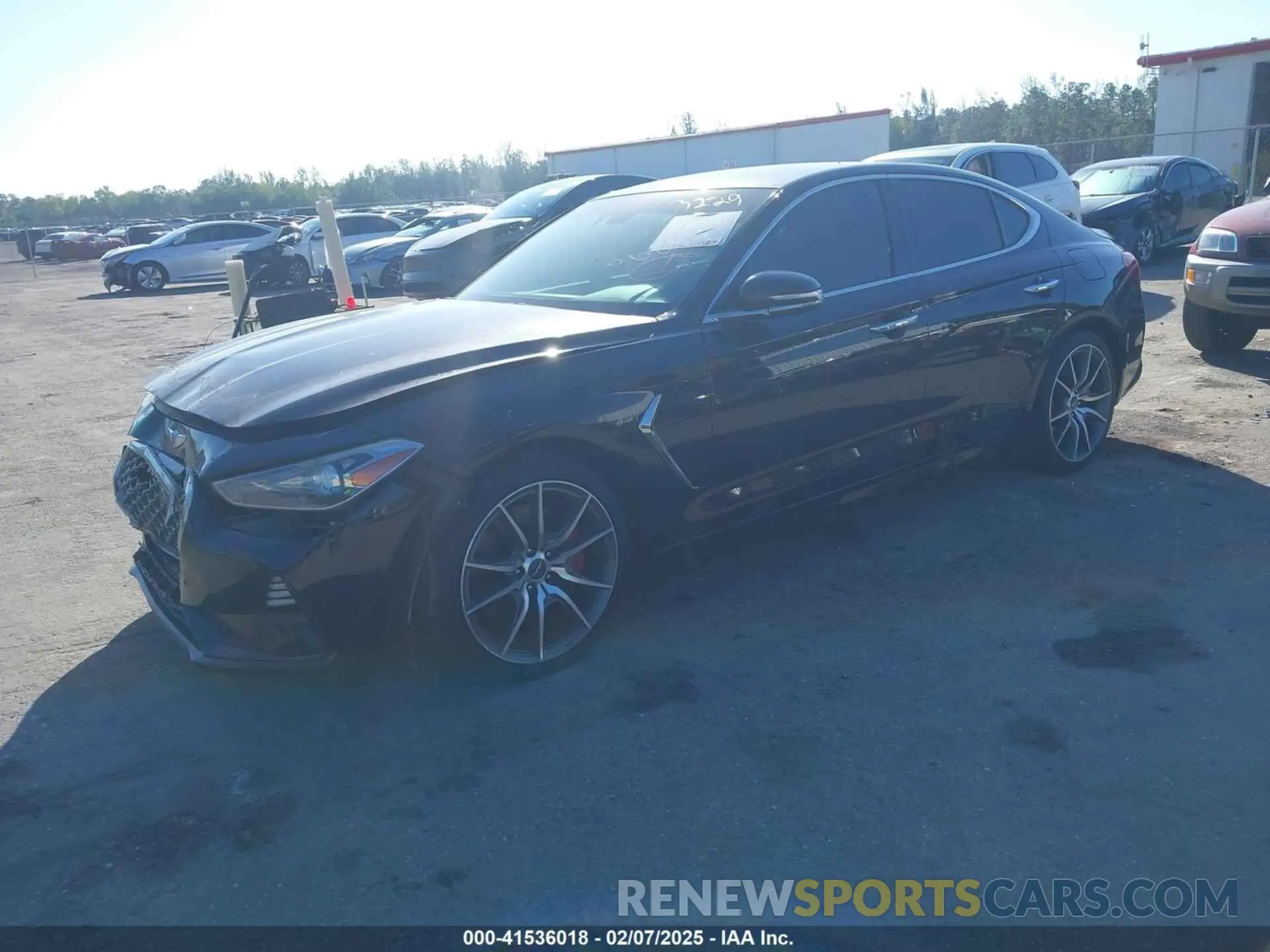 2 Photograph of a damaged car KMTG24LA4KU016333 GENESIS G70 2019