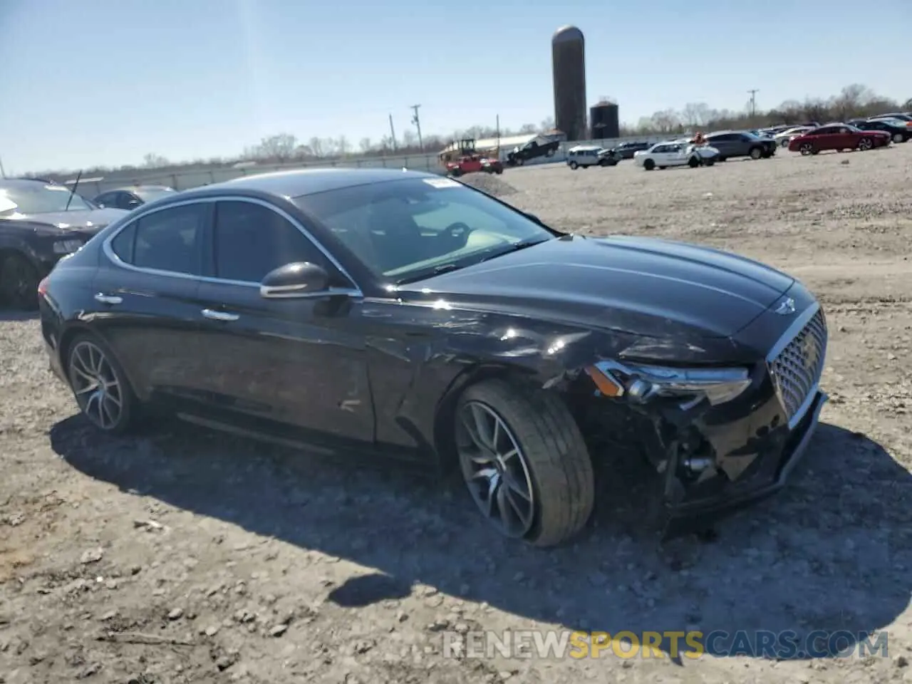 4 Фотография поврежденного автомобиля KMTG24LA5KU034923 GENESIS G70 2019