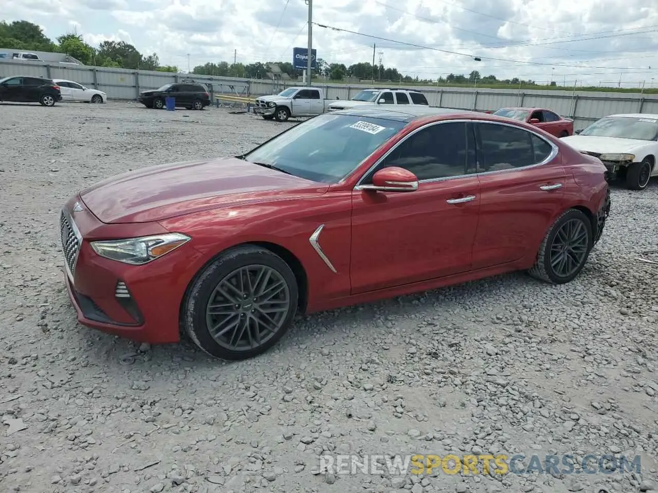 1 Фотография поврежденного автомобиля KMTG34LA2KU032267 GENESIS G70 2019