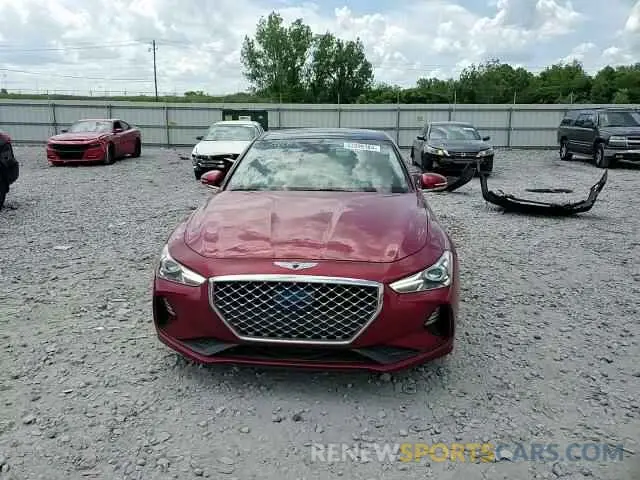 10 Фотография поврежденного автомобиля KMTG34LA2KU032267 GENESIS G70 2019