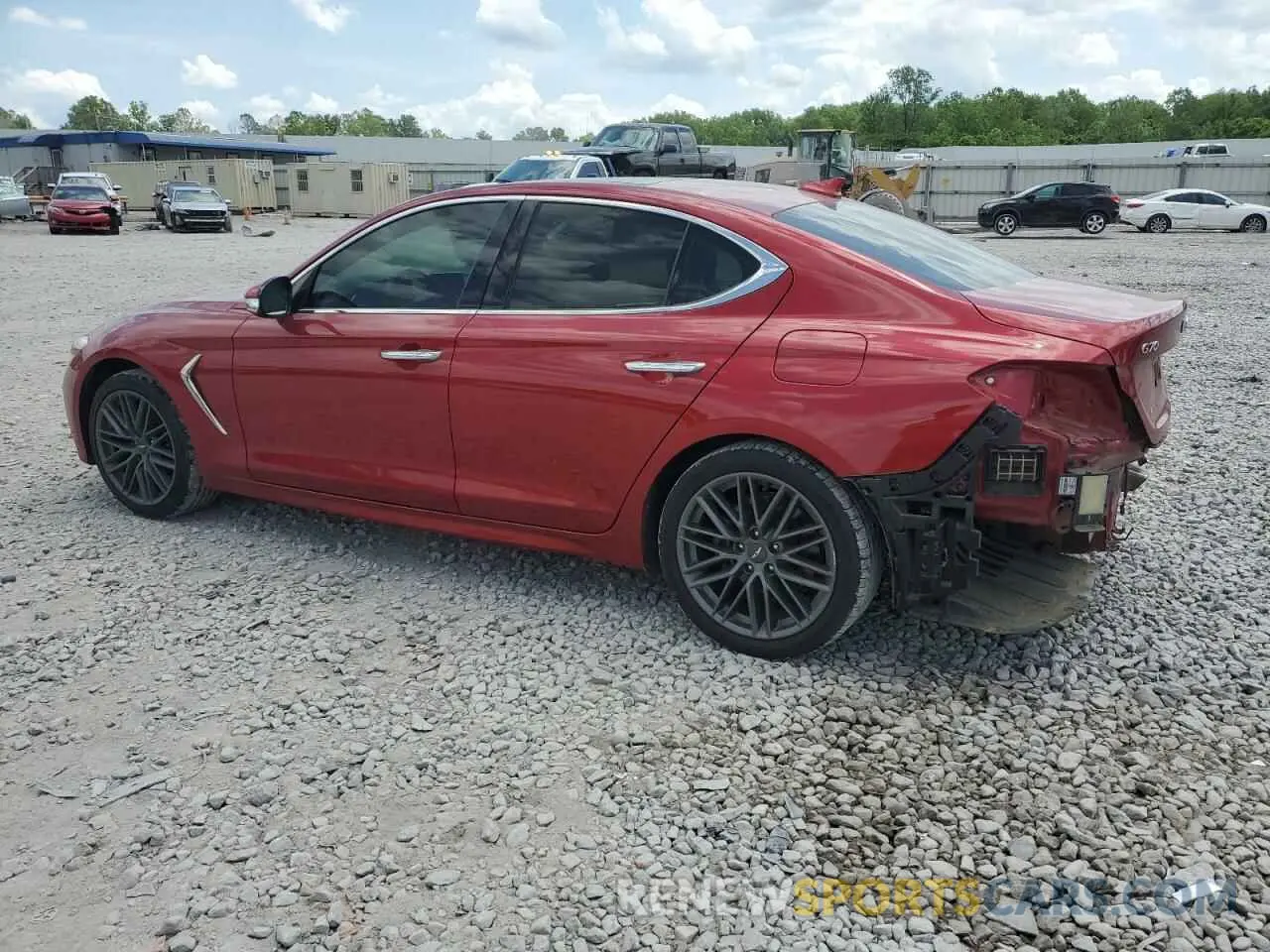 2 Фотография поврежденного автомобиля KMTG34LA2KU032267 GENESIS G70 2019