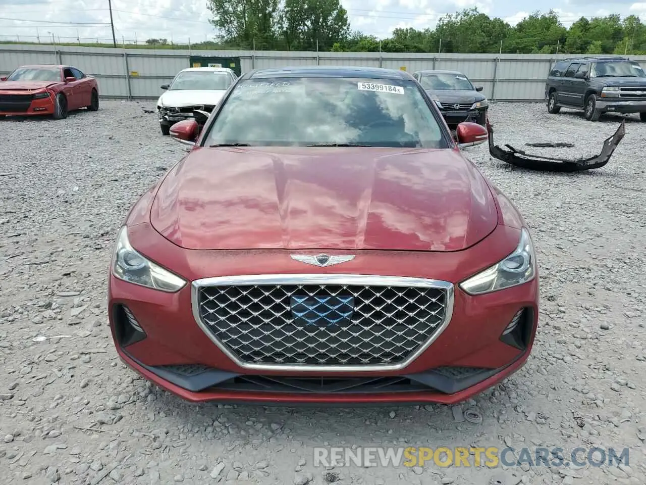 5 Фотография поврежденного автомобиля KMTG34LA2KU032267 GENESIS G70 2019