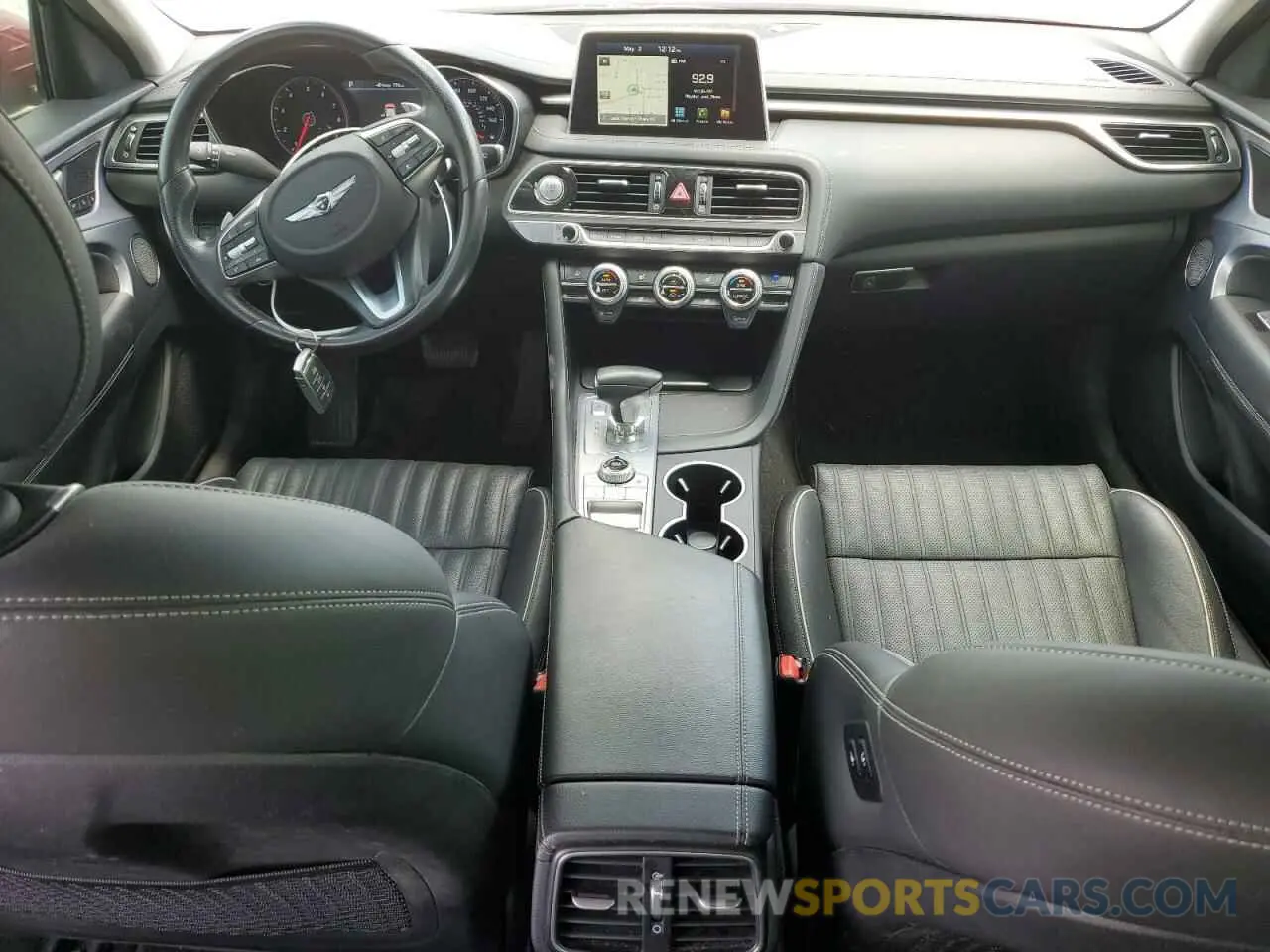 8 Фотография поврежденного автомобиля KMTG34LA2KU032267 GENESIS G70 2019