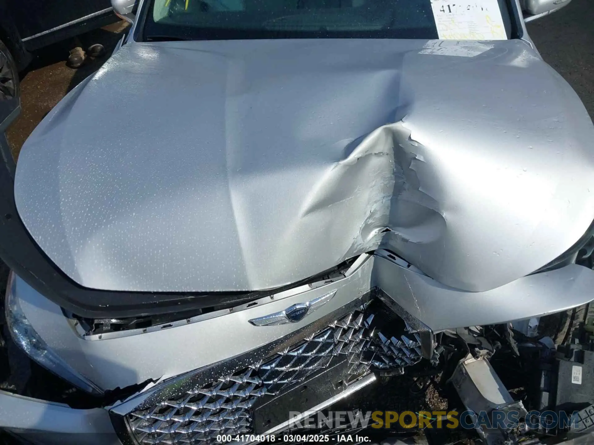 10 Photograph of a damaged car KMTG34LA5KU026611 GENESIS G70 2019