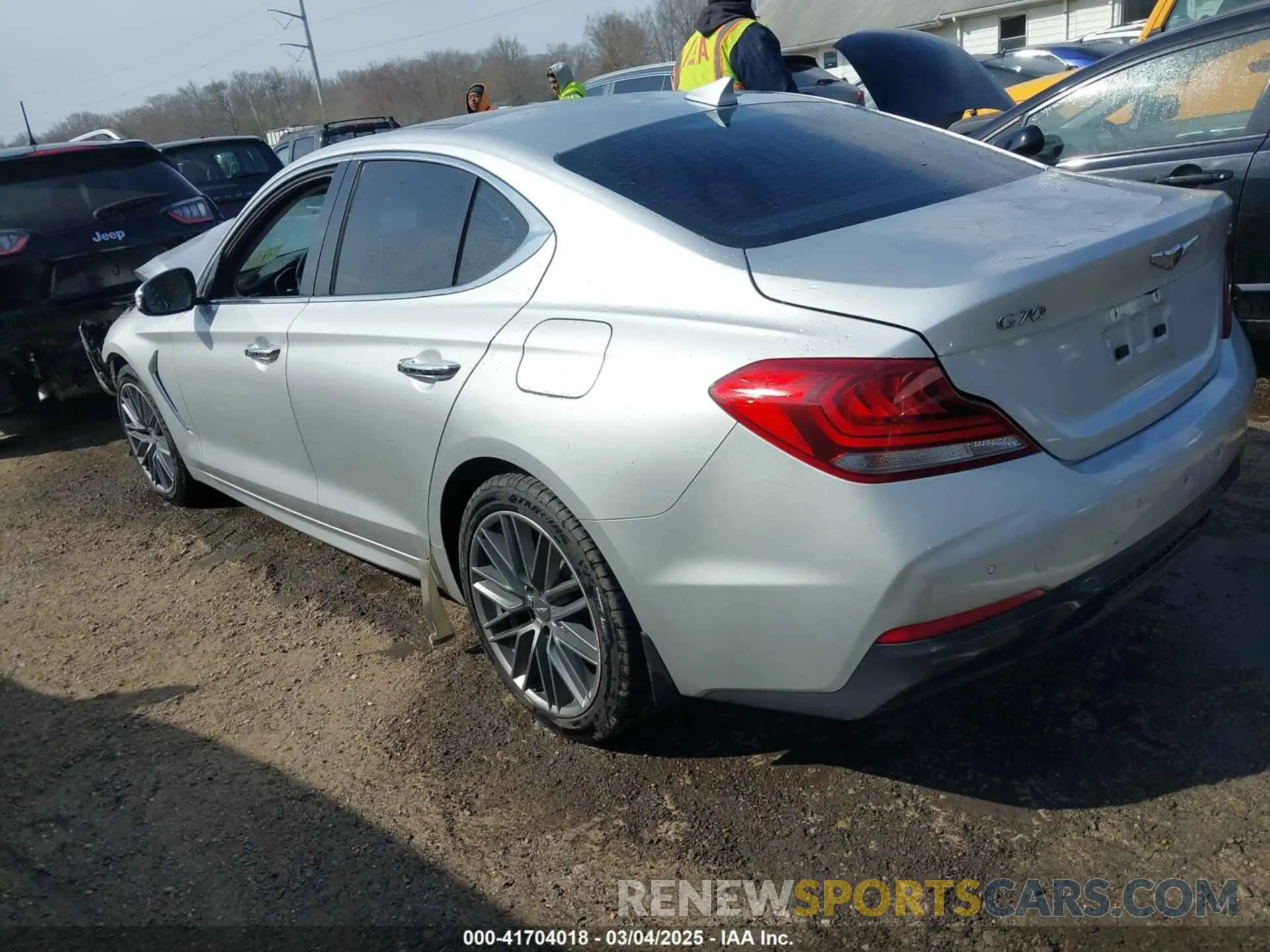 3 Photograph of a damaged car KMTG34LA5KU026611 GENESIS G70 2019