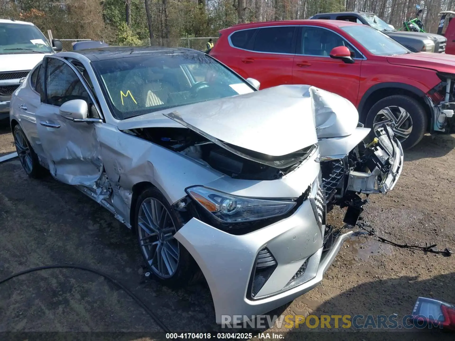 6 Photograph of a damaged car KMTG34LA5KU026611 GENESIS G70 2019