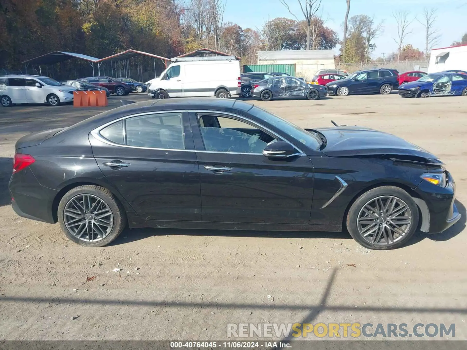 13 Photograph of a damaged car KMTG34LA5KU044008 GENESIS G70 2019