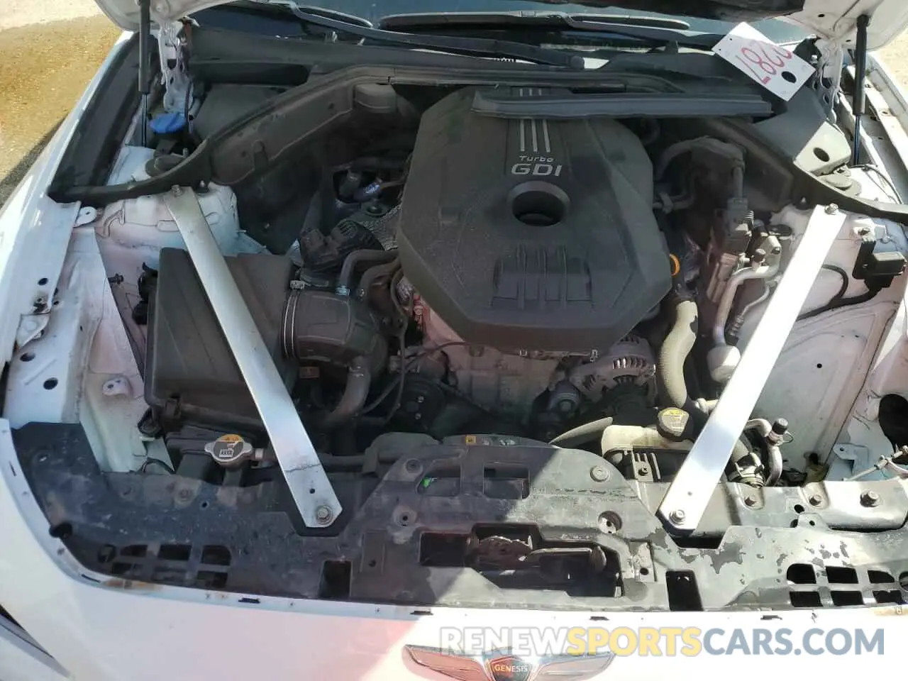 11 Фотография поврежденного автомобиля KMTG34LA6KU044132 GENESIS G70 2019