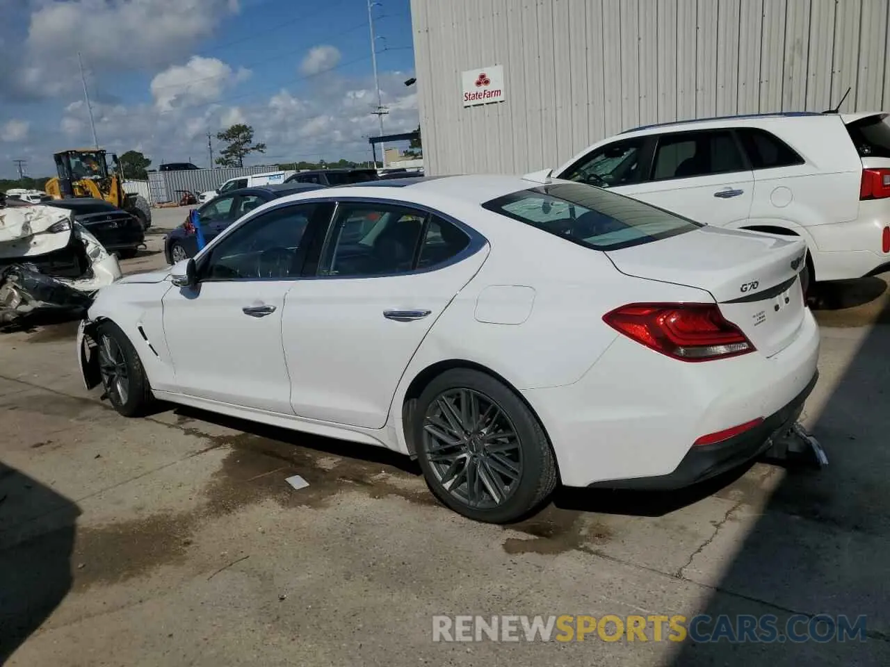 2 Фотография поврежденного автомобиля KMTG34LA6KU044132 GENESIS G70 2019