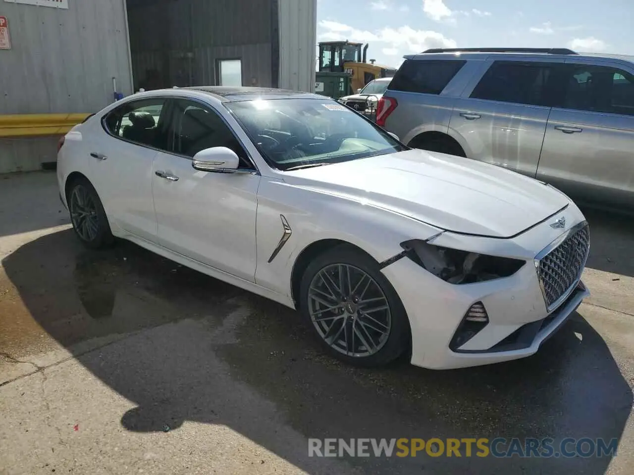 4 Фотография поврежденного автомобиля KMTG34LA6KU044132 GENESIS G70 2019