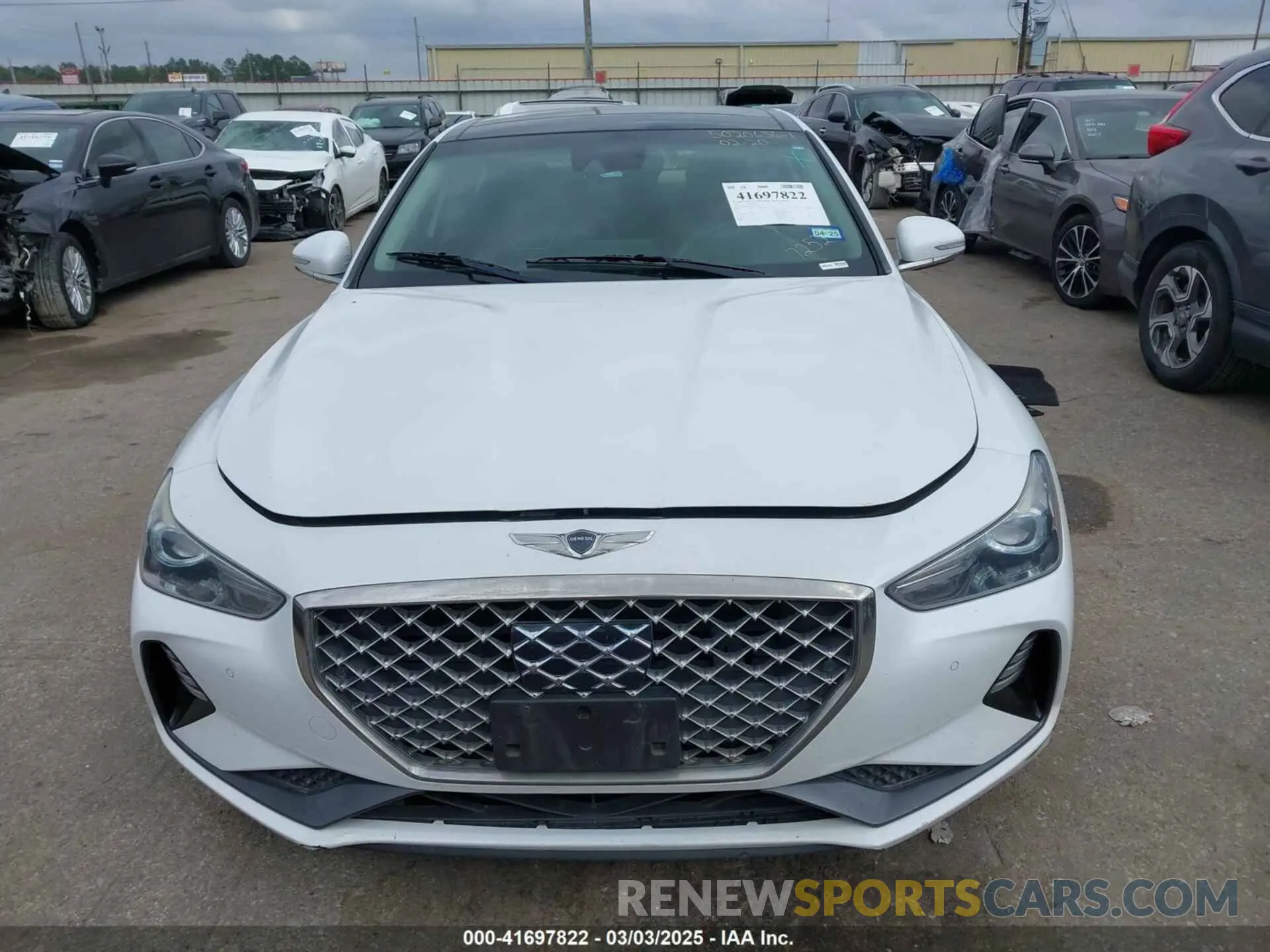 12 Photograph of a damaged car KMTG34LA8KU027252 GENESIS G70 2019