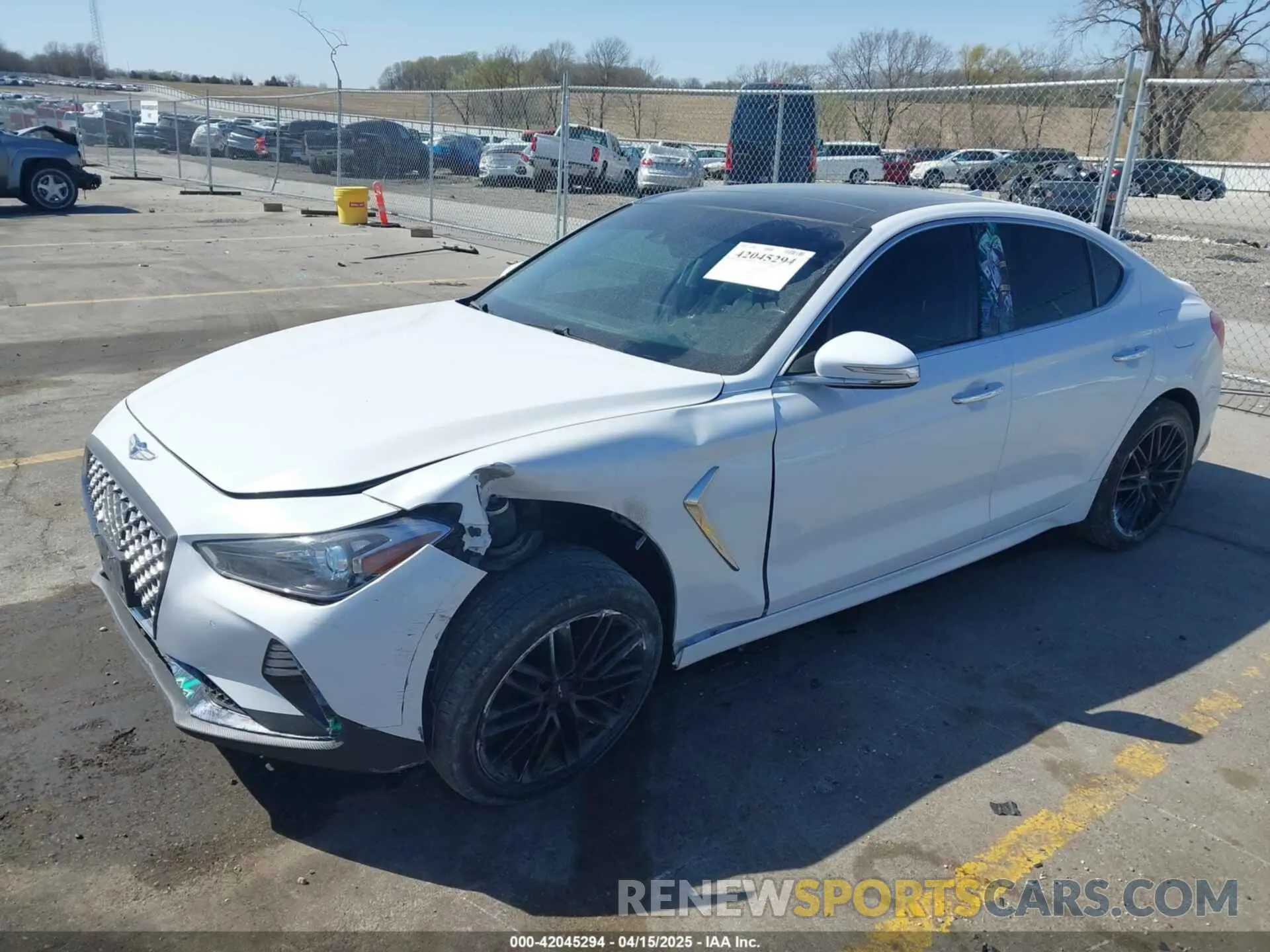 2 Фотография поврежденного автомобиля KMTG34LAXKU025146 GENESIS G70 2019
